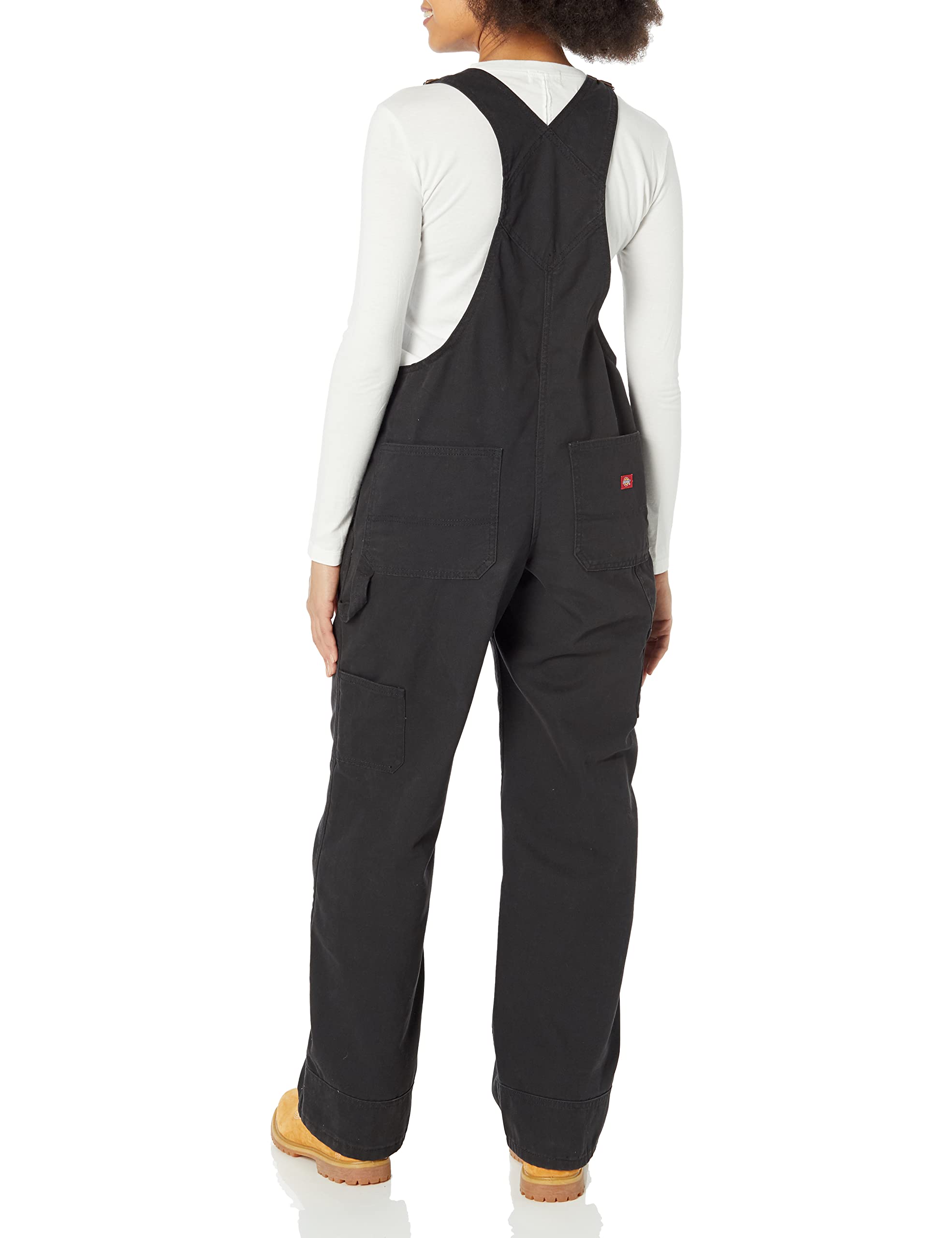 Dickies Women's Relaxed Fit Denim Bib Overalls - Durable Workwear for Farming, Gardening & Casual Wear | Comfortable & Stylish Women's Overalls