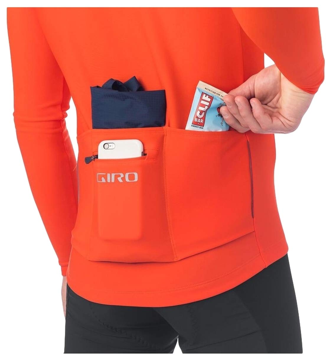 Giro Men's Chrono Thermal Long Sleeve Cycling Jersey - Breathable & Moisture-Wicking Bike Shirt for Road & Mountain Biking - Perfect for Cold Weather Training & Outdoor Cycling Adventures