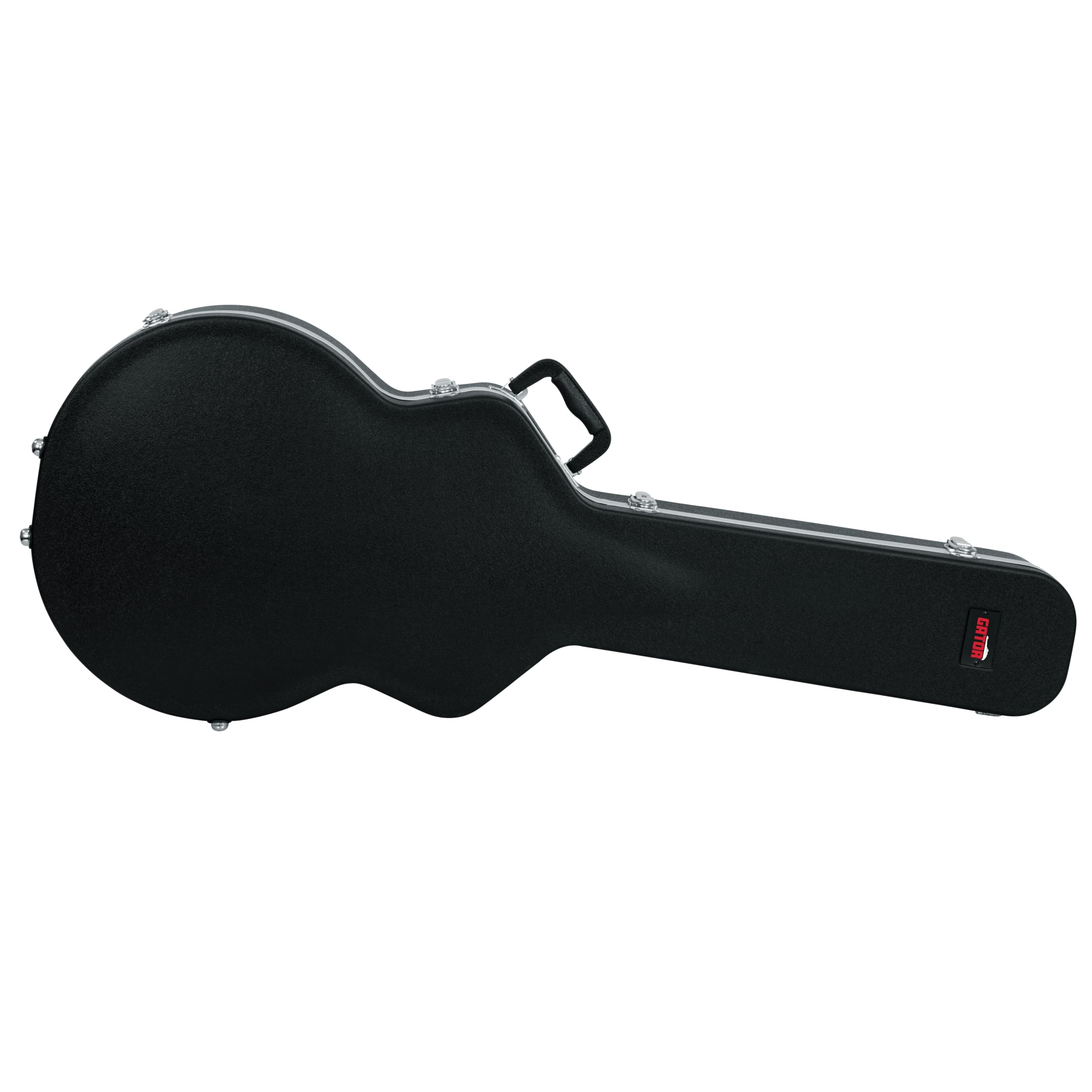 Gator Deluxe ABS Molded Case for Semi-Hollowbody Electric Guitar - Durable Protection for Travel & Stage Performances