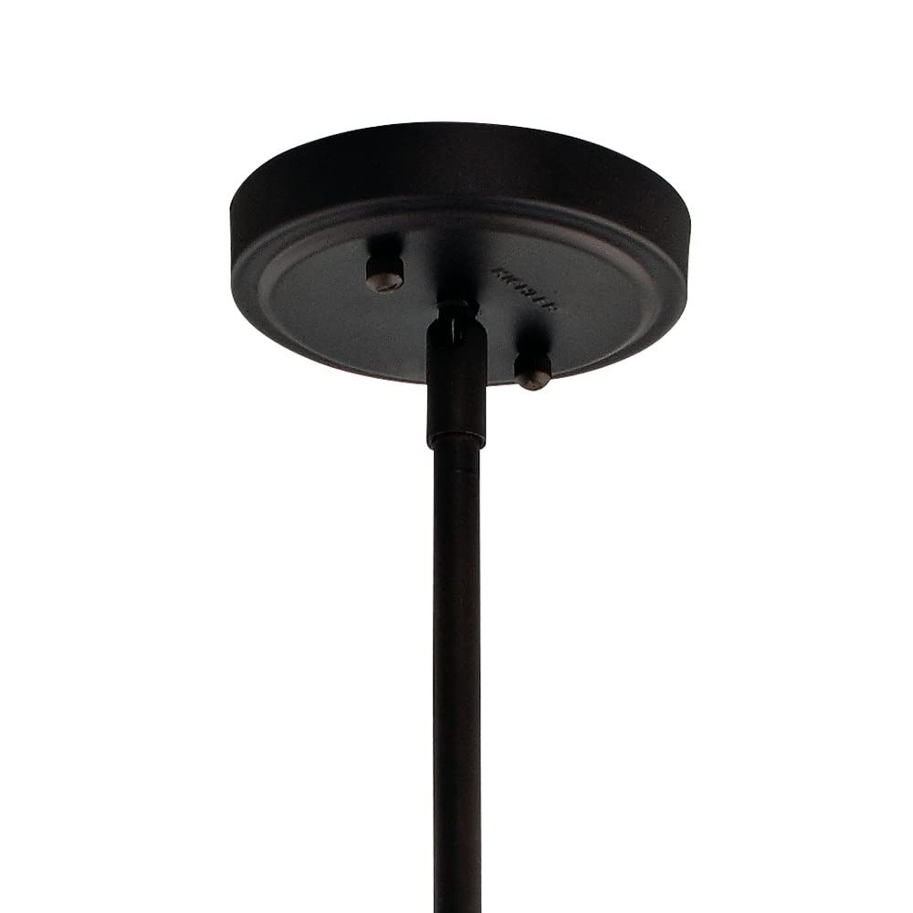 Modern Large Bell Shade Pendant Light Fixture - Clear Glass & Chrome Finish - Perfect for Dining Room, Kitchen Island, or Entryway Lighting