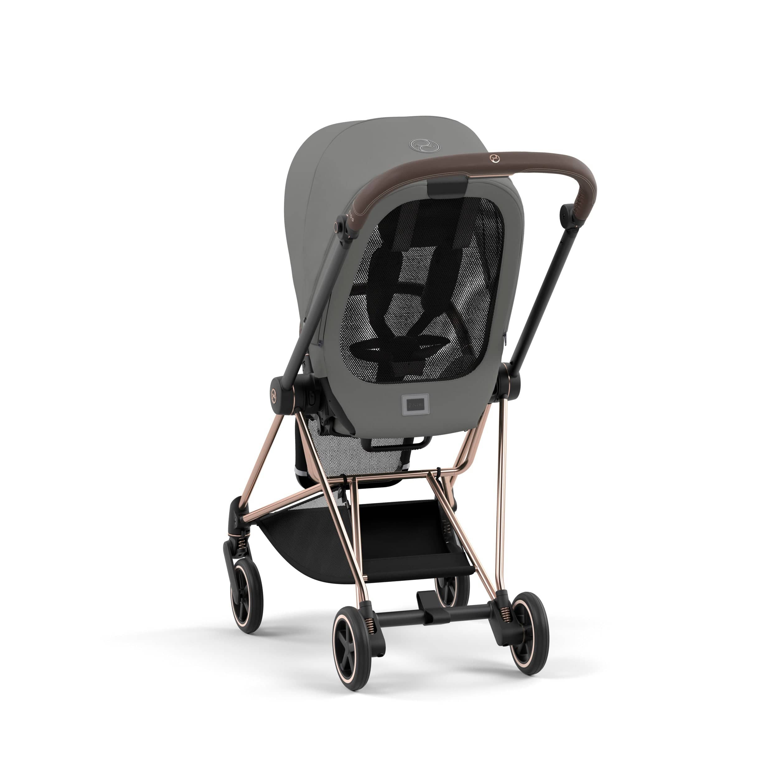 Cybex Mios 3 Complete Stroller - Rose Gold & Brown Luxury Baby Stroller with Lightweight Foldable Design | Perfect for Urban Travel, Shopping & Family Outings