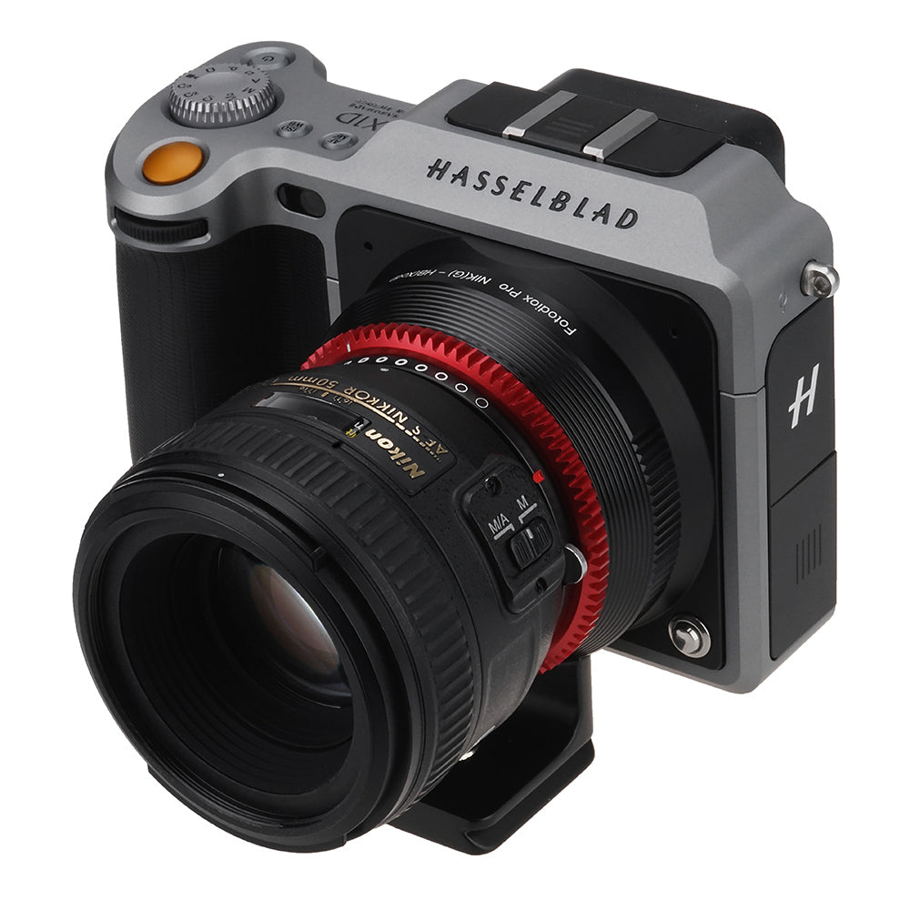 Fotodiox DLX Lens Adapter - Nikon F Mount G Type D/SLR to Hasselblad XCD Mount Adapter for Professional Photography & Videography