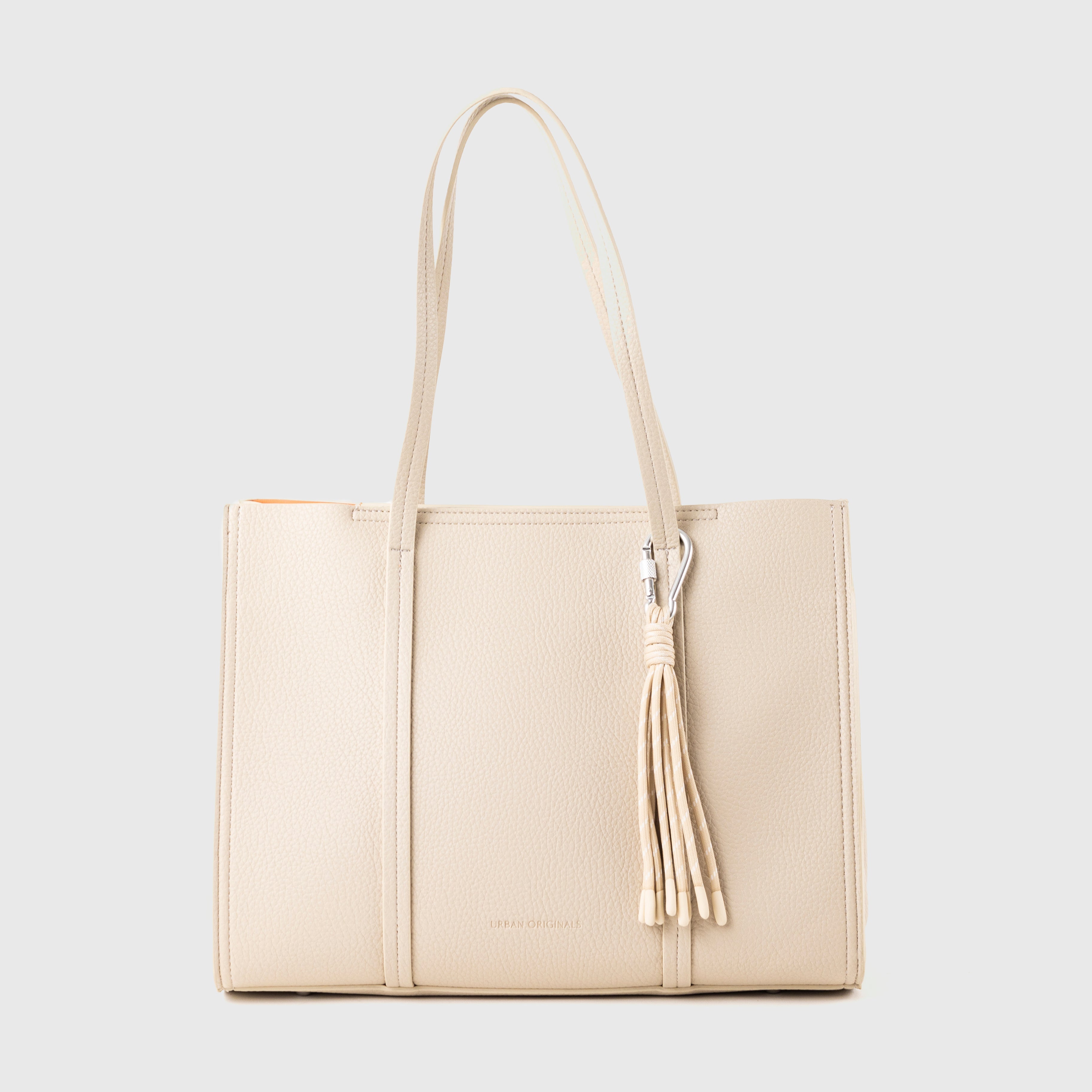 Hello Tote Bag - Premium Cream Colored Cotton Canvas Tote for Women | Perfect for Shopping, Beach, Work & Everyday Use