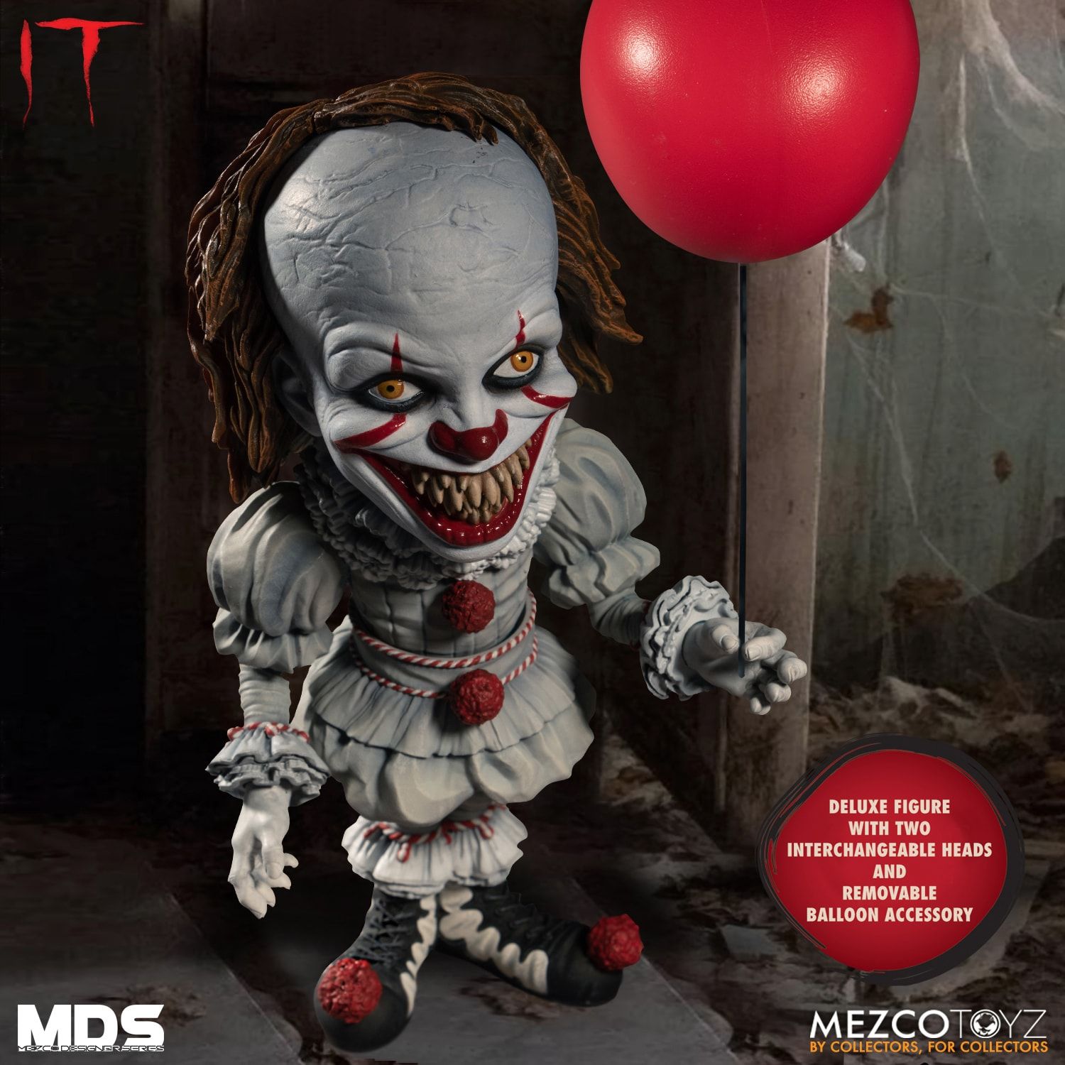 Mezco Toyz Designer Series Deluxe IT: Pennywise 7