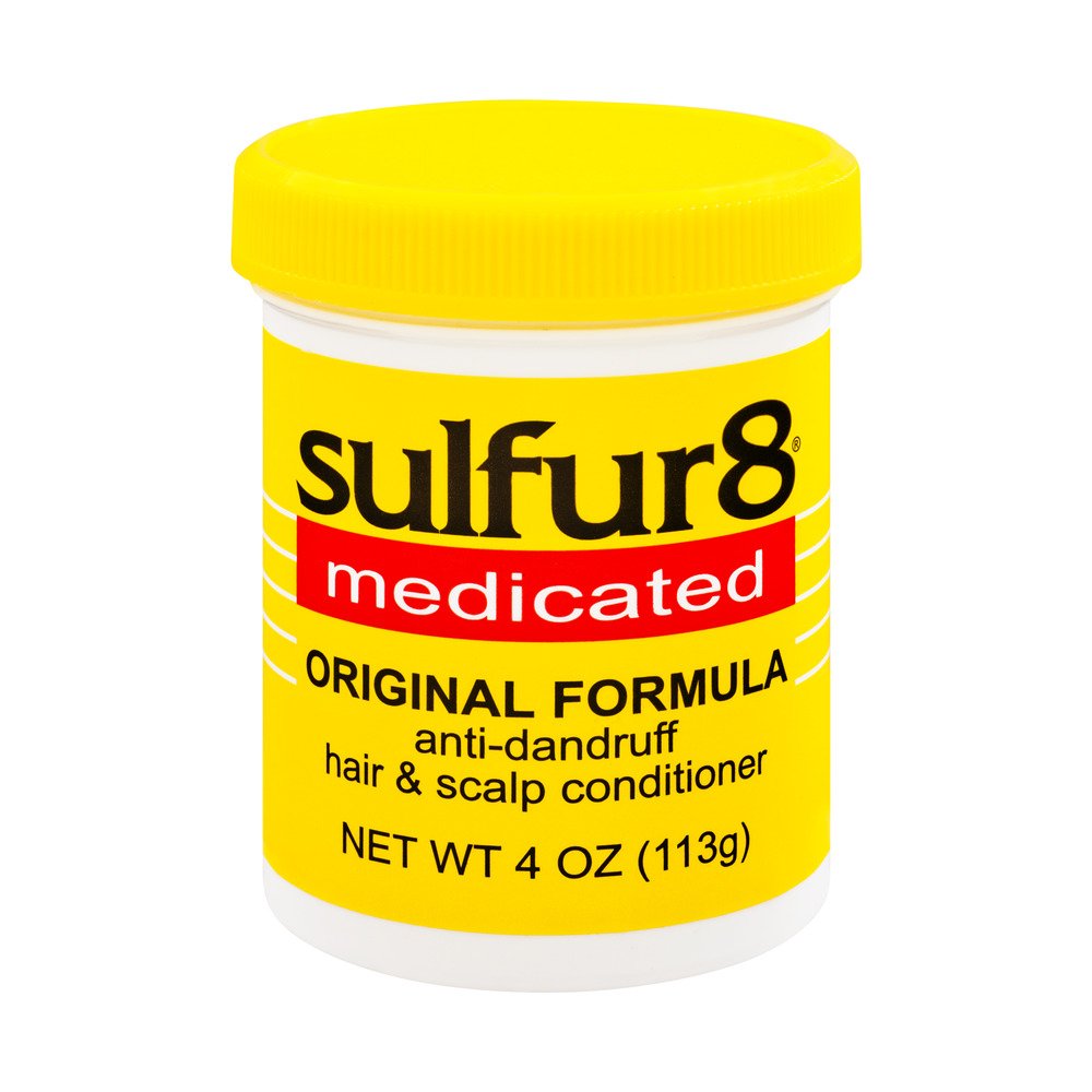 Sulfur 8 Medicated Conditioner Original Formula 4 oz - Scalp Treatment for Dandruff, Itchy Scalp & Hair Growth - Perfect for Daily Use & Natural Hair Care