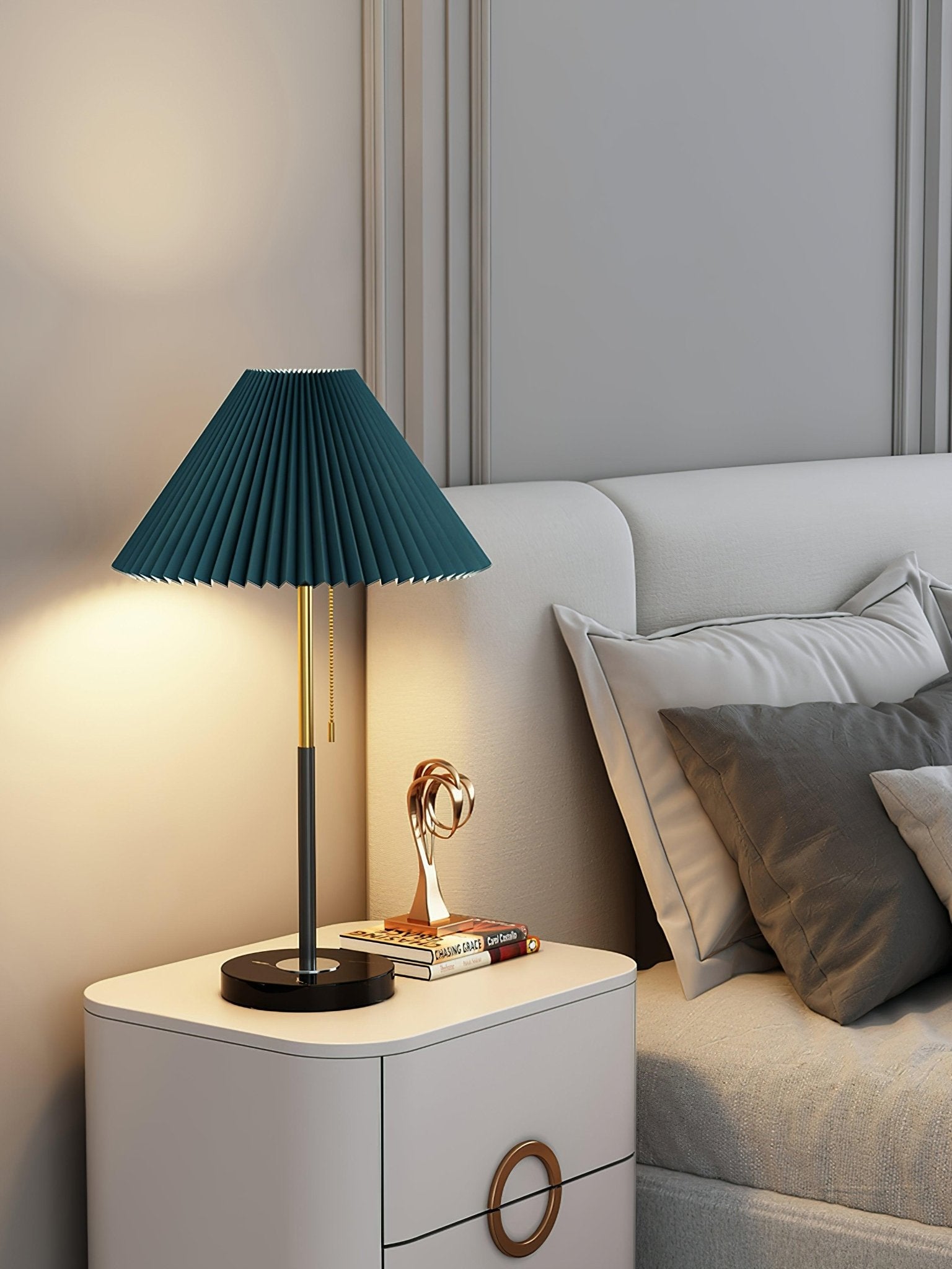 Modern Matin Table Lamp - Adjustable LED Desk Light with USB Port, Touch Control, 3 Color Temperatures - Perfect for Bedroom, Office, Study Room & Nightstand