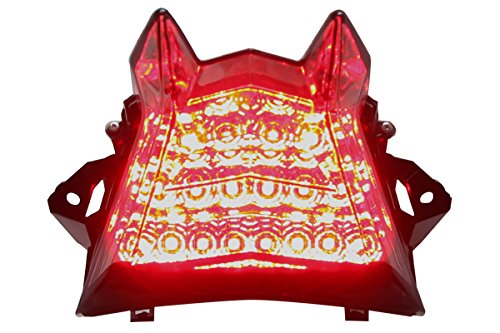 Smoked Sequential LED Tail Lights for BMW S1000RR HP4 (2009-2014) - High Visibility Brake Lights for Night Riding & Enhanced Safety