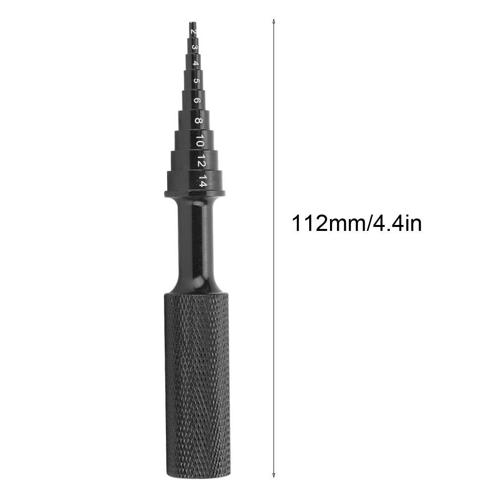 High-Quality Aluminum Alloy RC Car Bearing Tool - Steering Hub Carrier Disassembly & Removal Tool for RC Cars (Black) | Perfect for RC Car Maintenance, Repair, and Upgrades