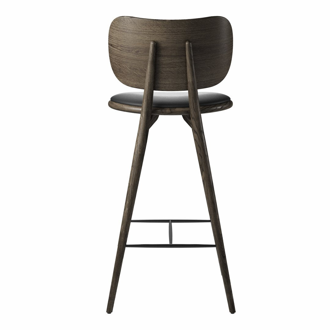Premium High Bar Stool with Backrest - Adjustable Height Kitchen & Counter Stool for Home Bar, Breakfast Nook & Commercial Use