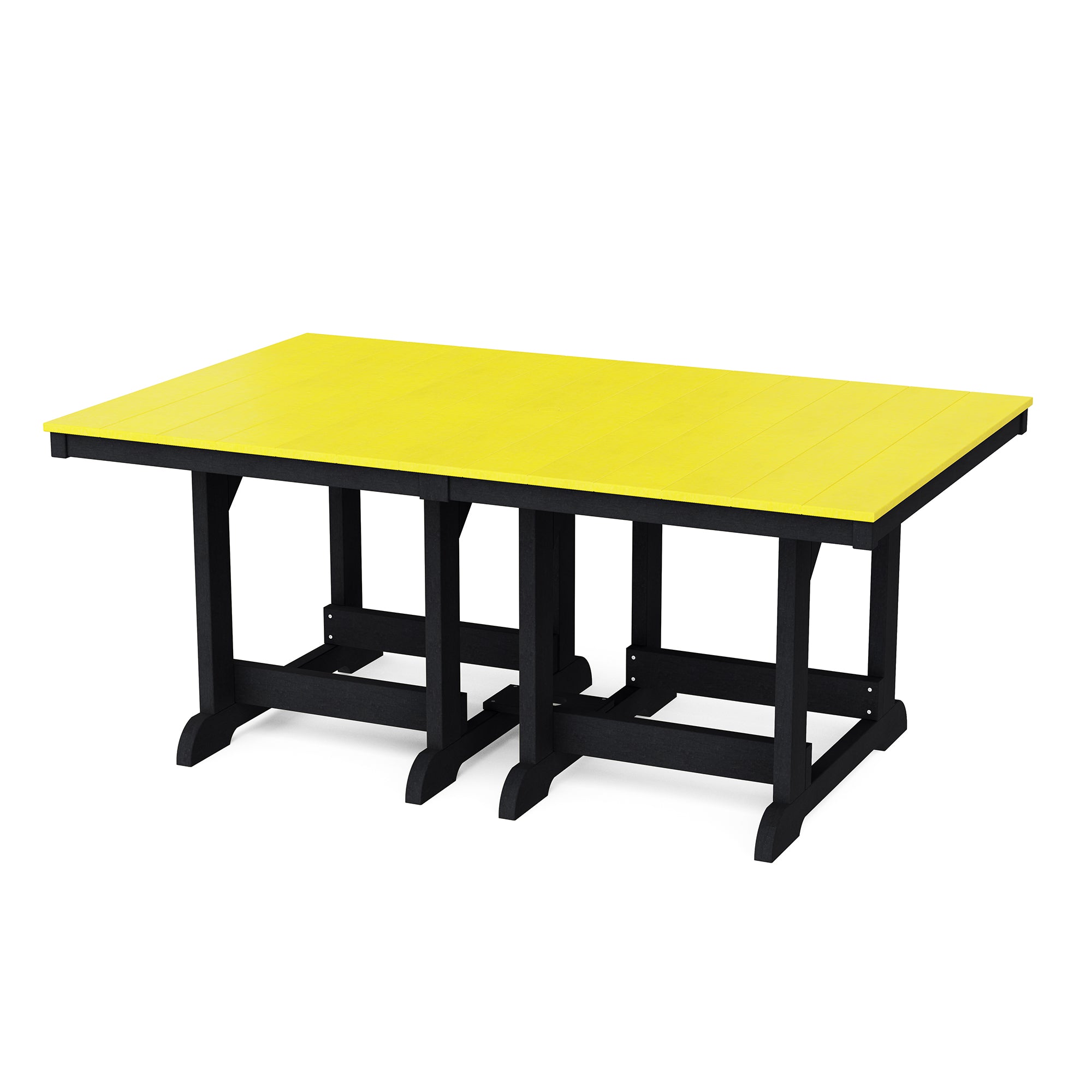 Heritage 44x72 Inch Solid Wood Dining Table - Rustic Farmhouse Style for Kitchen, Dining Room & Outdoor Entertaining