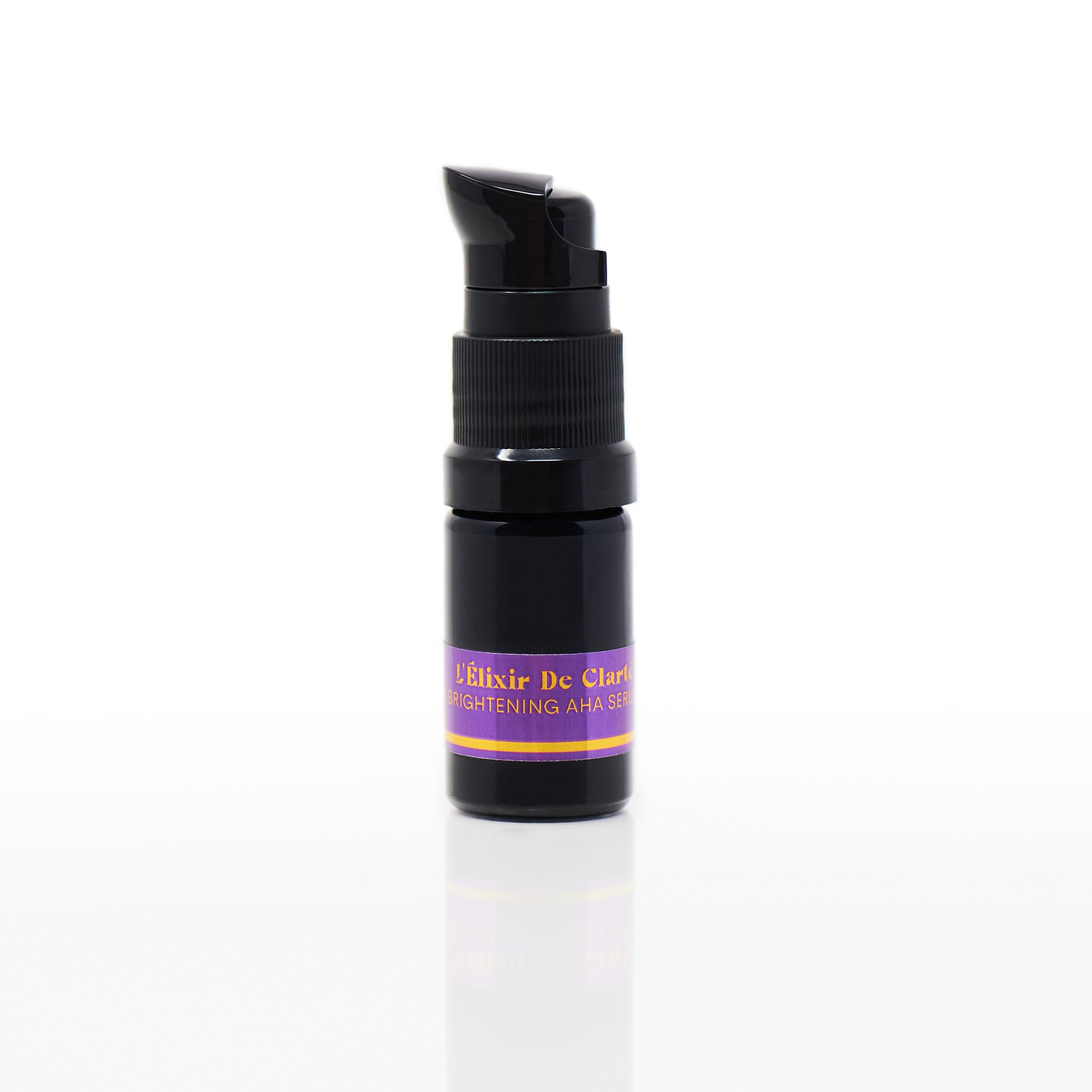 L’Élixir de Clarté – Vitamin C & AHA Brightening Exfoliating Gel (10ml) for Glowing Skin – Perfect for Daily Skincare Routine & Dark Spot Treatment