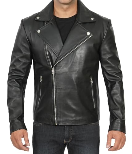 Tracy - Men Black Leather Jacket