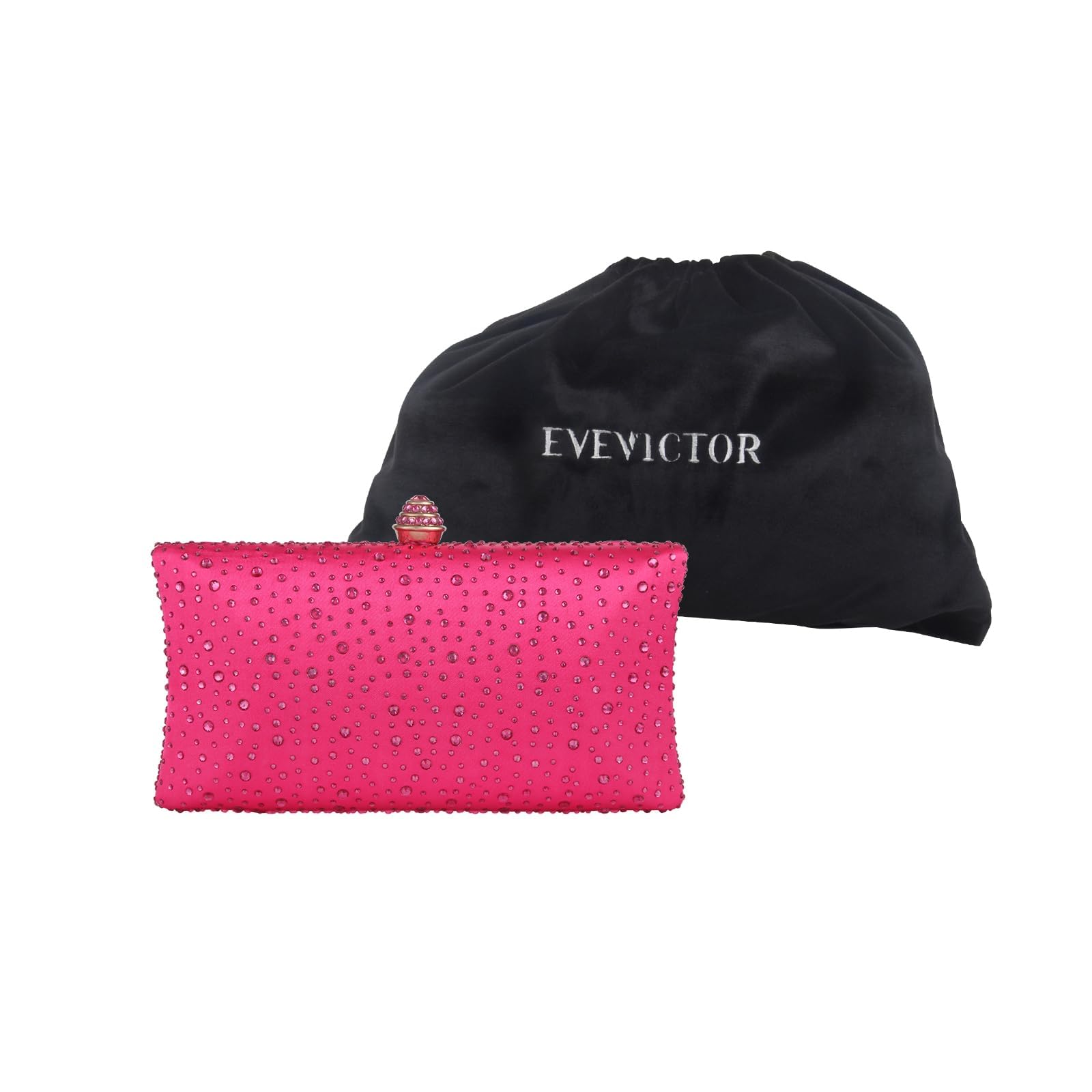 Sparkling Rhinestone Evening Clutch Purse for Women - Elegant Wedding, Prom, Party Handbag - Perfect for Brides, Dances & Special Occasions