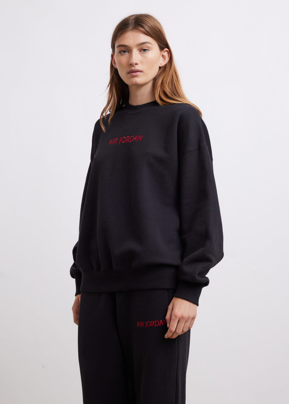 Air Jordan Fleece Crewneck Sweatshirt for Men - Comfortable & Stylish Pullover for Casual Wear, Gym, and Street Fashion