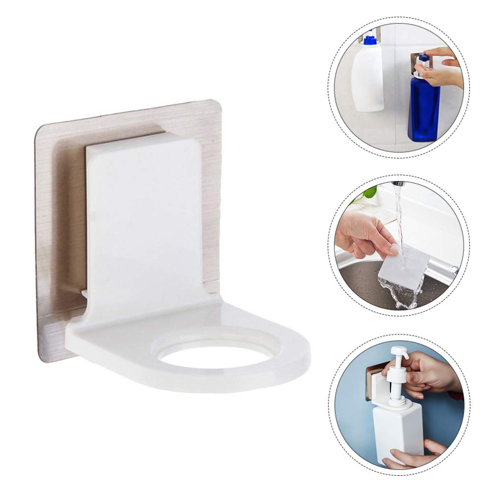 DOITOOL 10-Pack Shower Gel Holder Wall Mounted, Shampoo Soap Dispenser Shelf with Suction Hooks for Bathroom Organization - Perfect for Showers, Sinks, and Kitchen Use