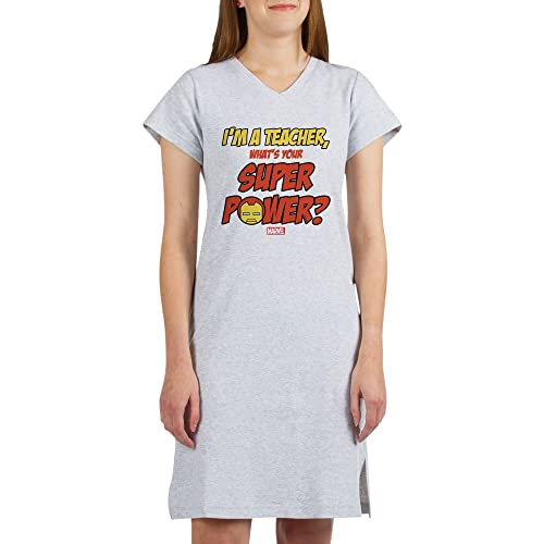 Iron Man Teacher Nightshirt - Superhero Themed Sleepwear for Marvel Fans & Educators | Perfect for Gifts, Pajama Parties & Comic Conventions