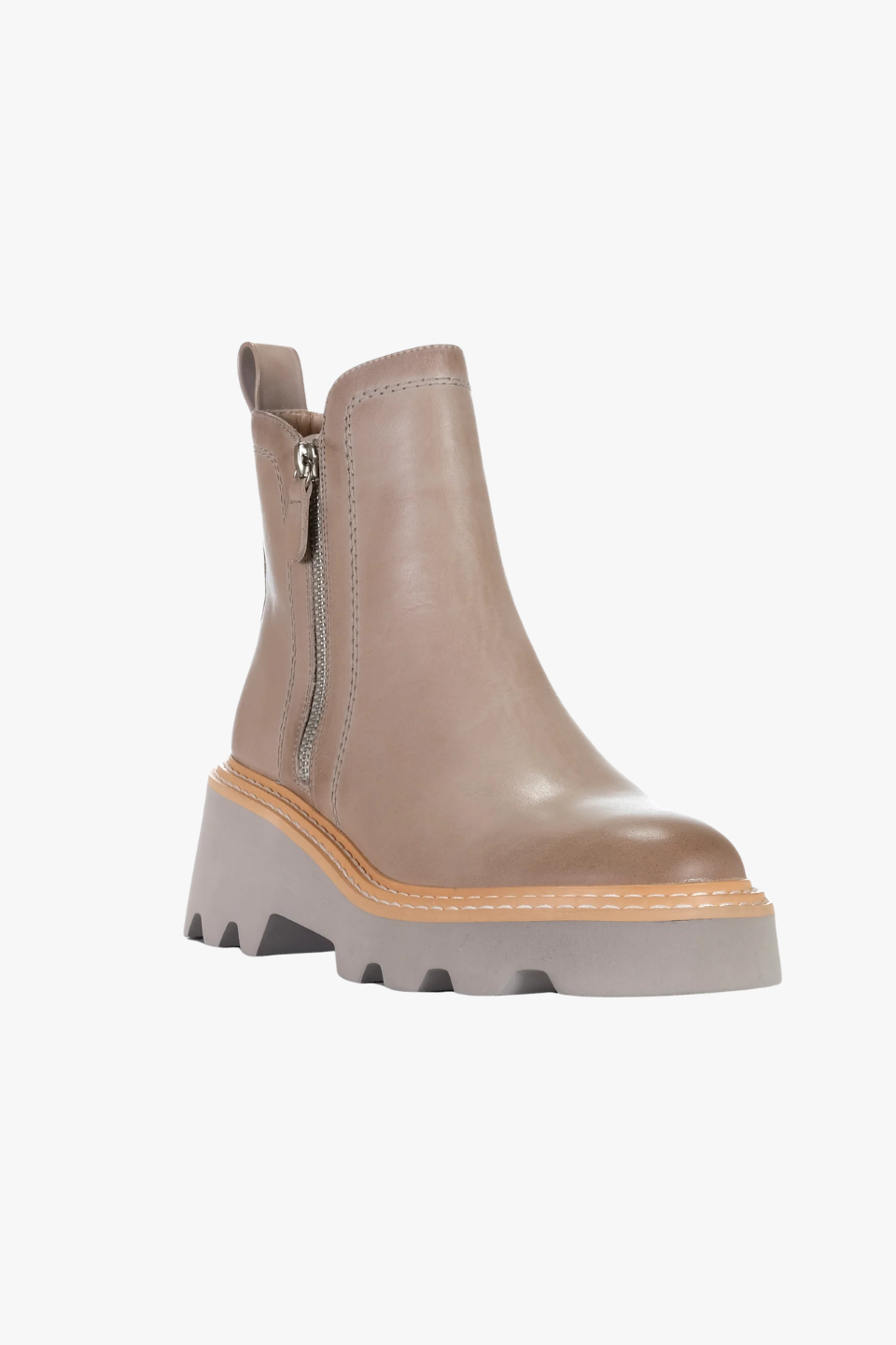 Bae Stone Chunky Zip Ankle Boots for Women - Stylish Winter Shoes with Side Zipper | Perfect for Casual Outfits, Office Wear & Date Nights