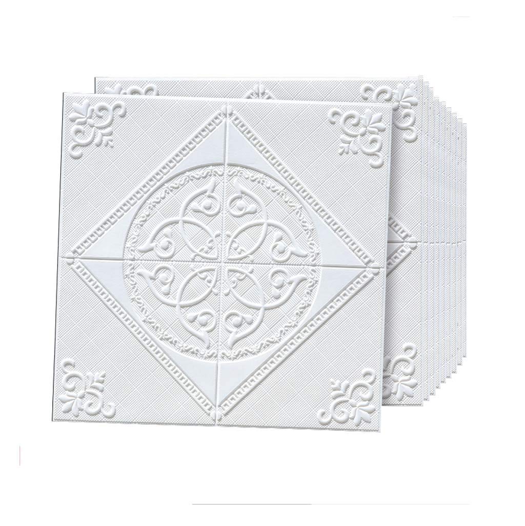 3D Foam Brick Wall Panels - Self-Adhesive 70x70cm Waterproof Wall Decor, DIY Simulation Tiles for Home & Office Interior Design, Moisture-Proof 3D Wall Stickers for Living Room, Bedroom, and Commercial Spaces