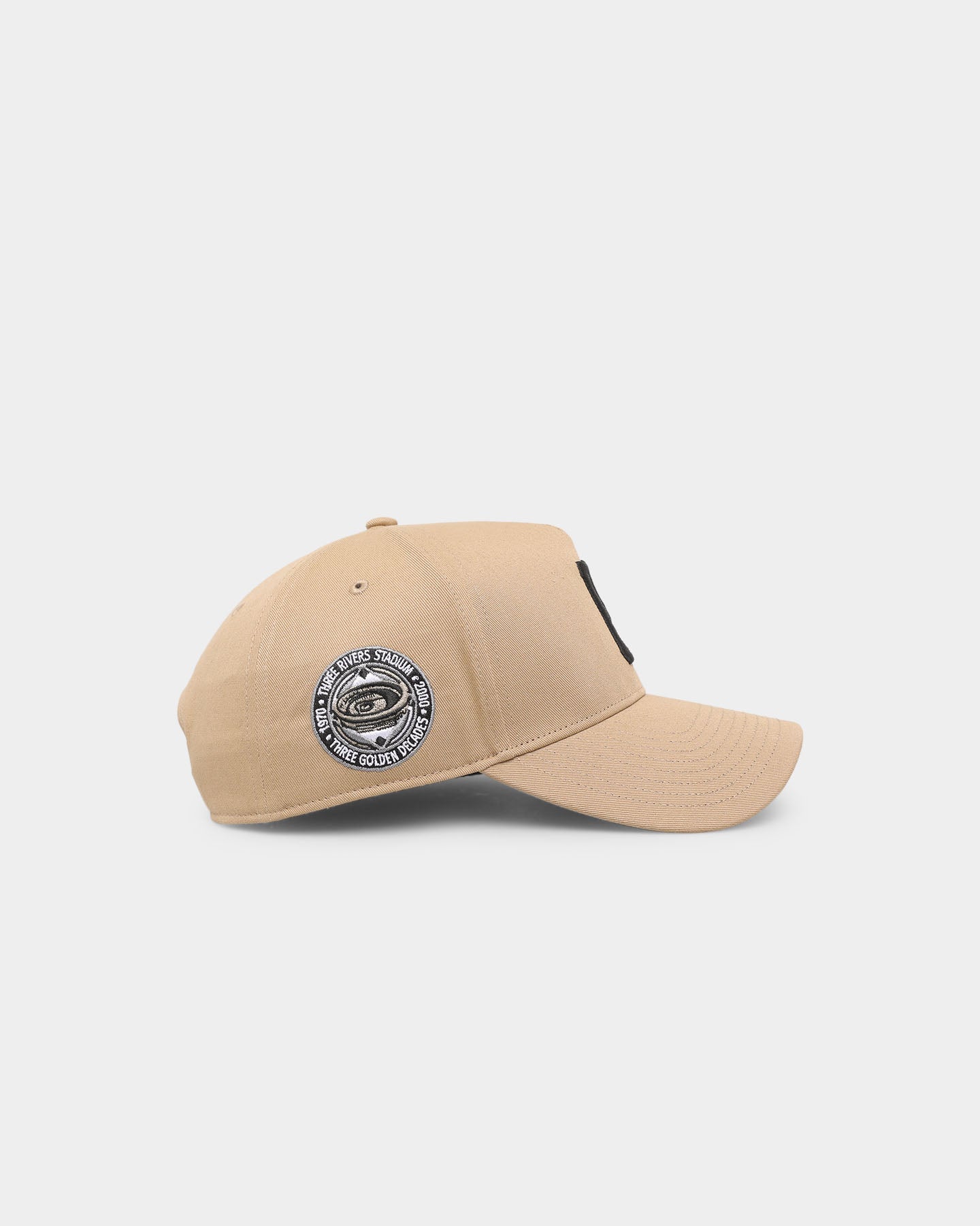47 Brand Pittsburg Pirates 'Khaki Stadium' Sure Shot 47 MVP DT Snapback Hat - Khaki/Black Adjustable Baseball Cap for Men & Women - Perfect for Sports Games, Casual Wear & Fan Collections