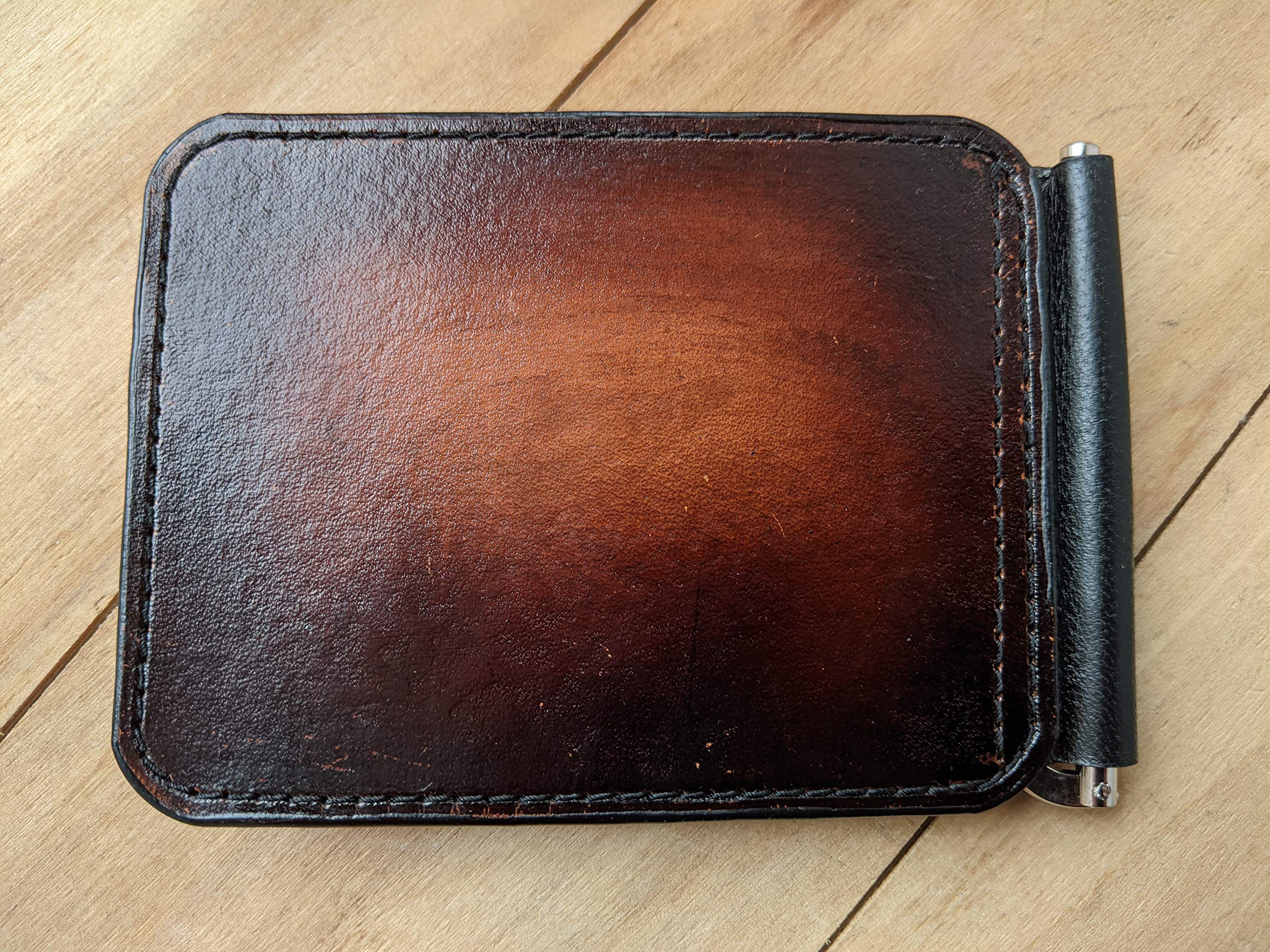 3D Genuine Leather Men's Wallet - Handmade Cobra Snake Python Anaconda Carved Tooled Design with Money Clip | Custom Personalized Airbrush Art Wallet for Everyday Use & Gift Giving