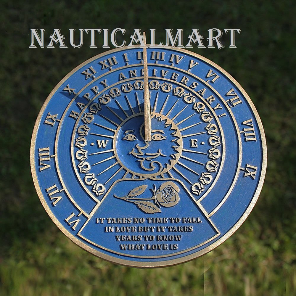 Unique Garden Sundial - Perfect Gift for Him, Her, or Couples | Outdoor Decor for Gardens, Patios & Backyards | NauticalMart