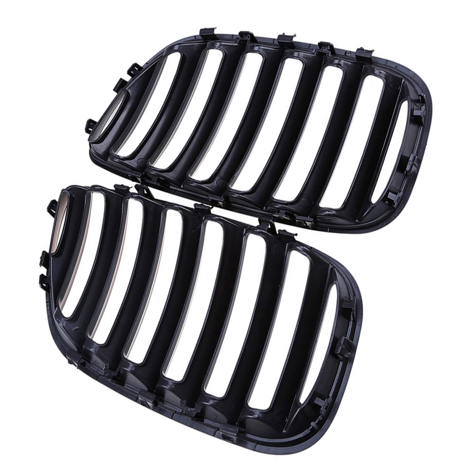 Gloss Black Front Bumper Kidney Grill Mesh Grille for BMW X5 E53 2004-2006 X Series | Replacement Car Accessory | Enhances Style & Protection for Off-Roading & City Driving