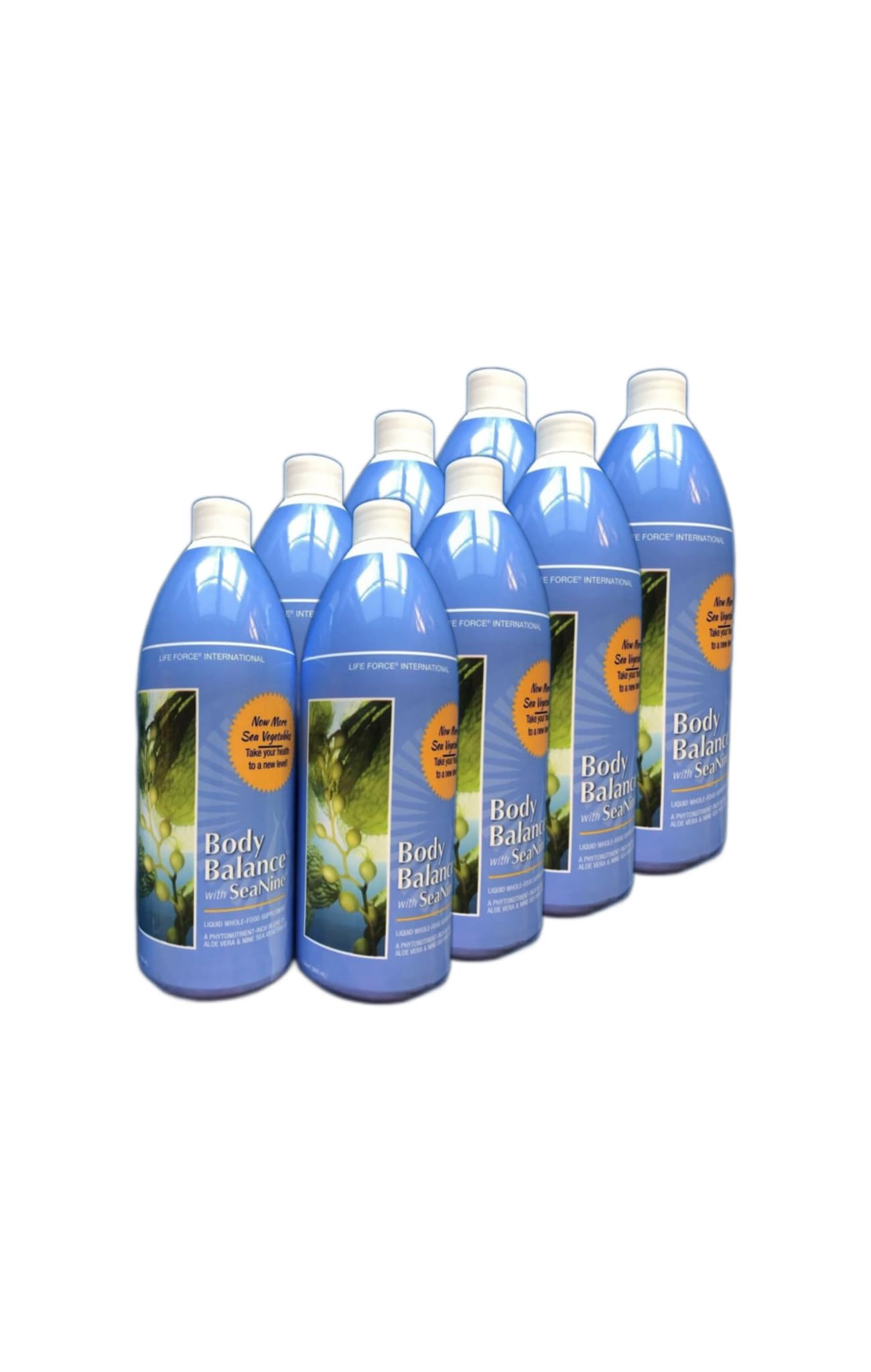 Body Balance Liquid Supplement 32 fl. oz (8 Bottles) - Organic Herbal Formula for Detox & Wellness - Perfect for Daily Cleansing, Immune Support & Energy Boost