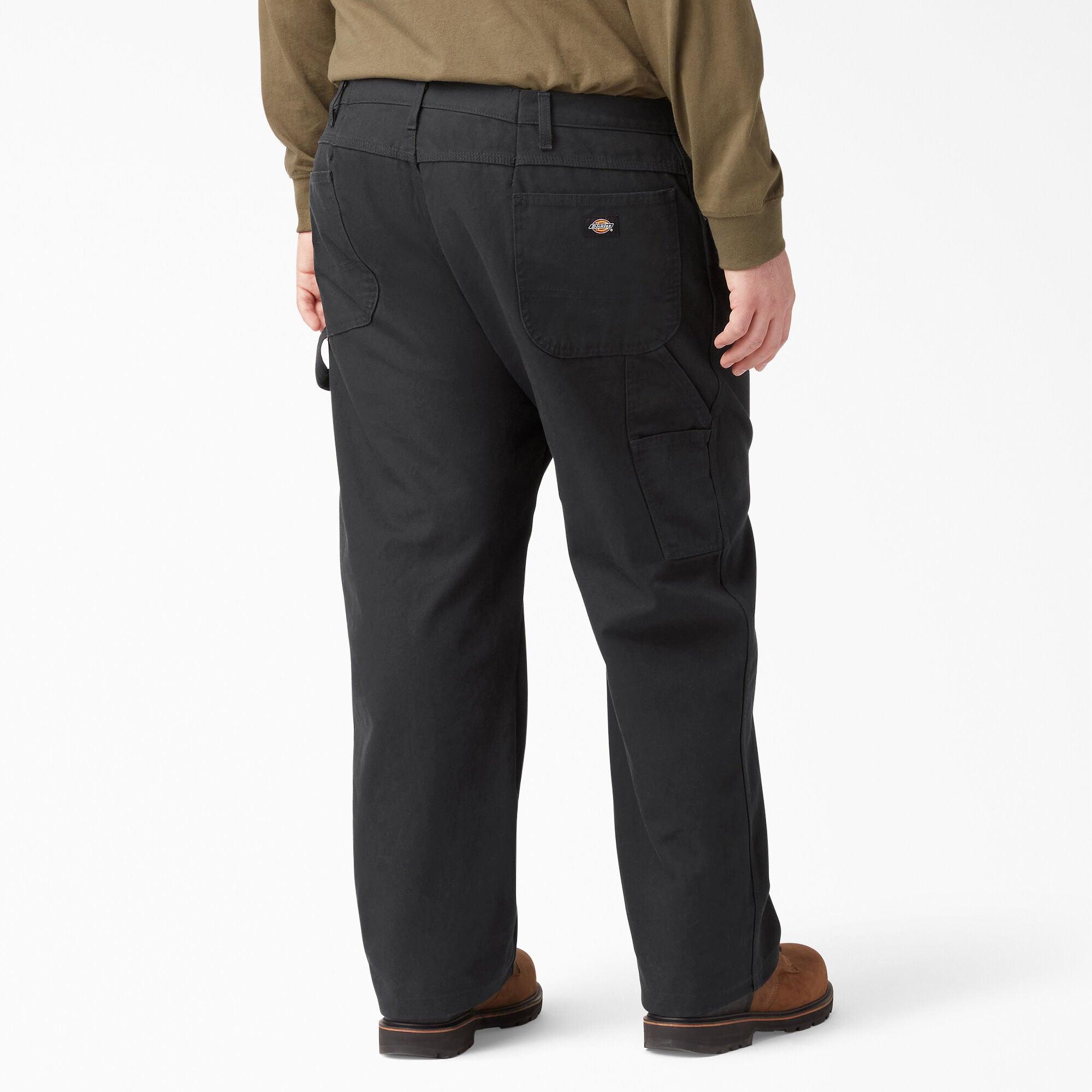 Relaxed Fit Heavyweight Duck Carpenter Pants for Men - Durable Work Pants in Black | Ideal for Construction, Carpentry & Outdoor Work