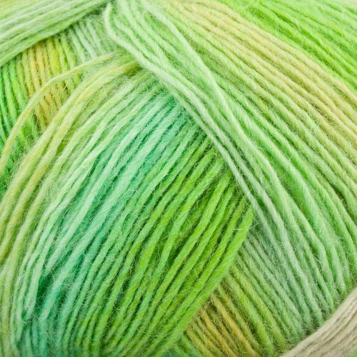 Lang Jawoll Magic Degrade Yarn - Spring Greens & Sand Color (0116, 7226) | Premium Knitting Yarn for Sweaters, Scarves & DIY Crafts | Perfect for Handmade Gifts & Cozy Winter Projects