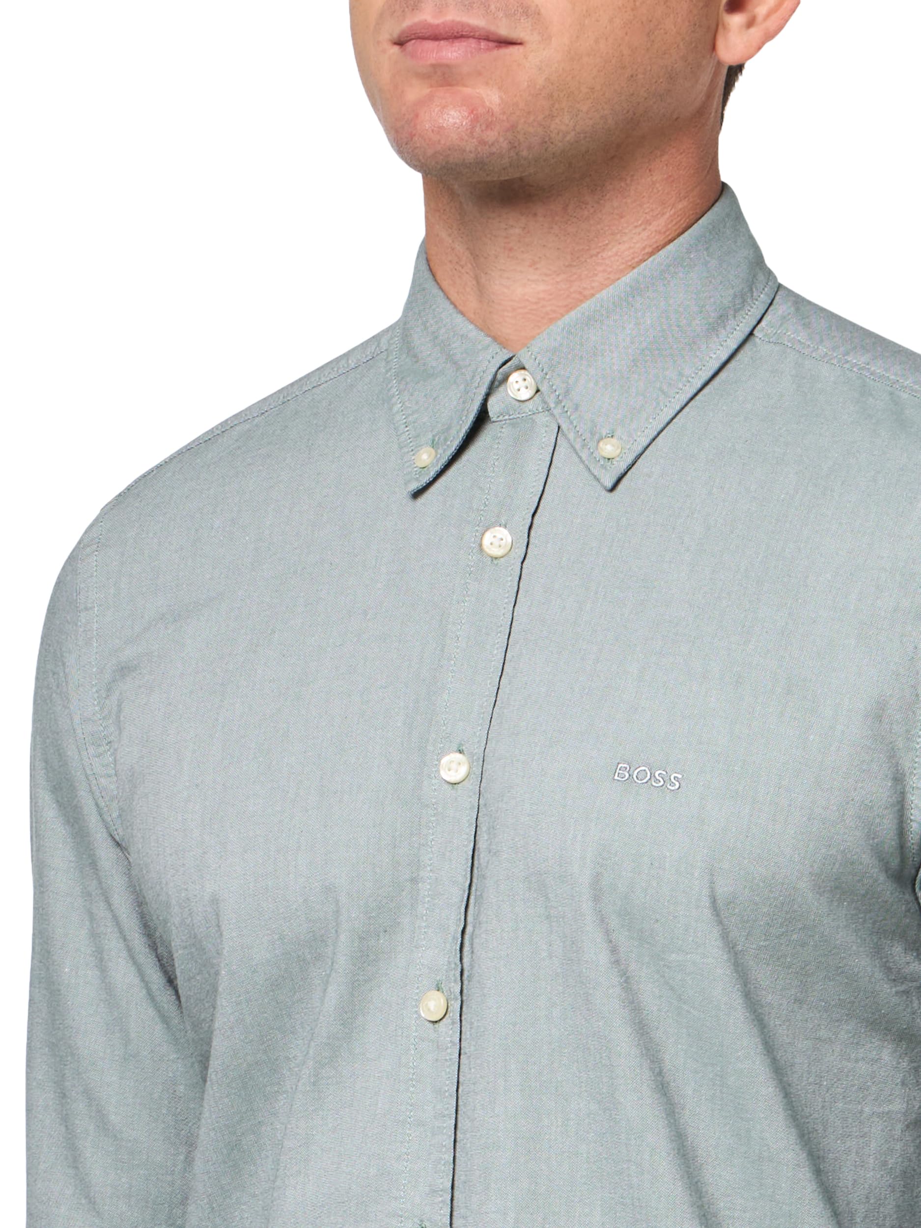 BOSS Men's Classic Fit Oxford Shirt - Premium Cotton Dress Shirt for Business & Casual Wear | Office, Date Night & Formal Events