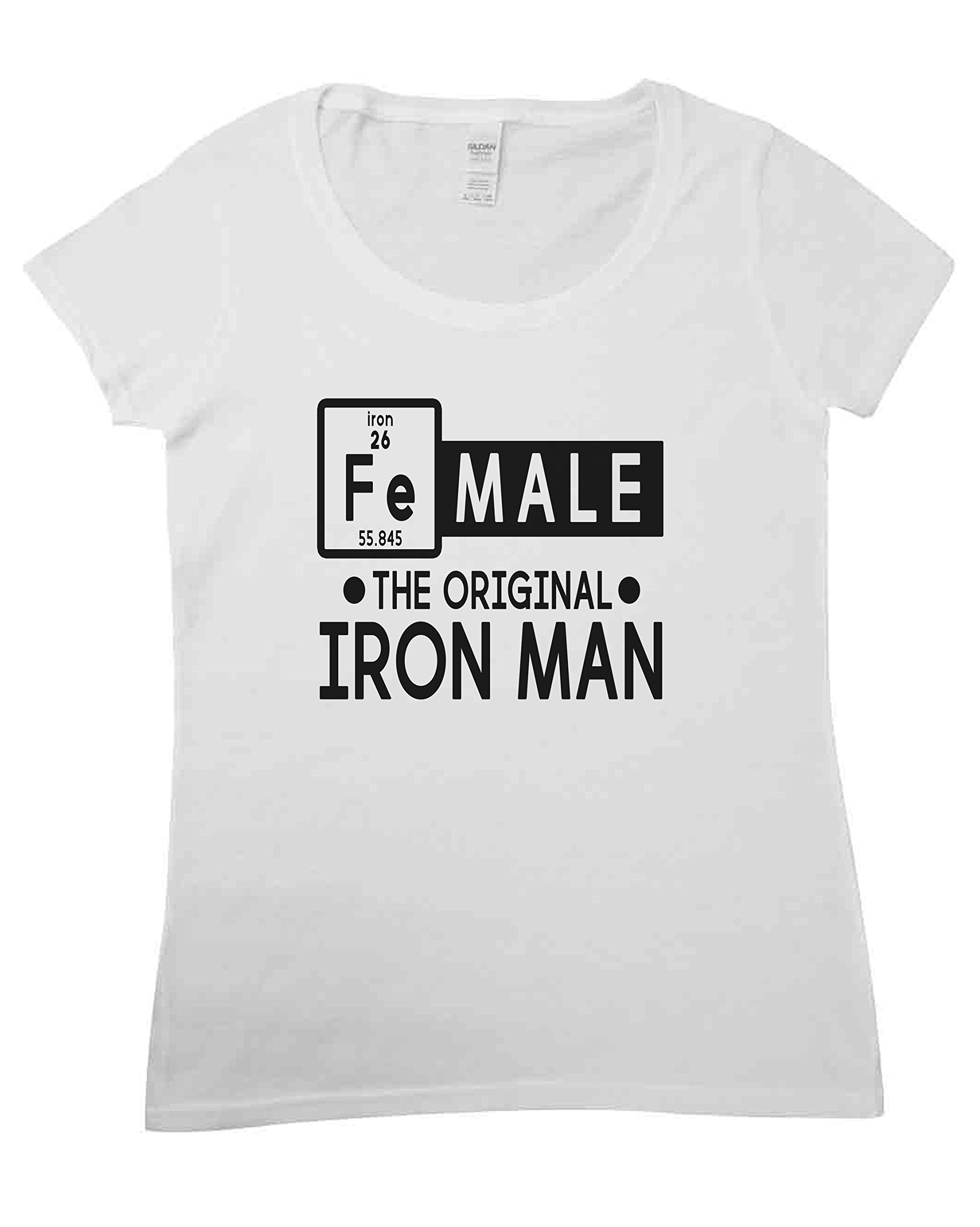Women's Motivational Workout Shirts - The Original Ironman Design for Fitness & Gym | Trendy Royaltee Activewear for Running, Yoga & Training