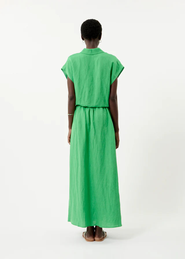 Kristina Skirt - Women's Flowy Midi Skirt in Emerald Green | Elegant A-Line Design for Casual, Office & Party Wear | Perfect for Spring & Summer Outfits