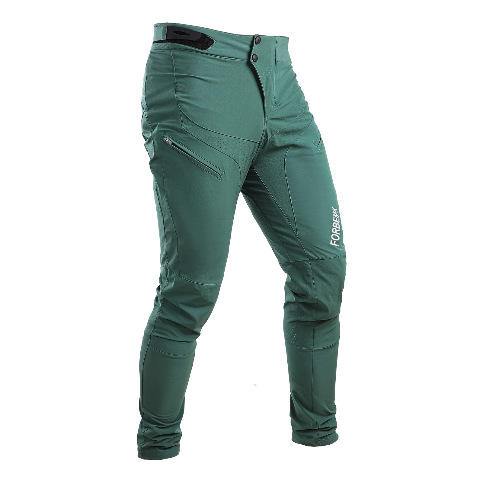 FORBEMK Men's Mountain Bike Pants - Quick-Dry Lightweight Breathable Cycling Pants for MTB, BMX & Downhill Riding | Perfect for Trail Adventures & Outdoor Sports