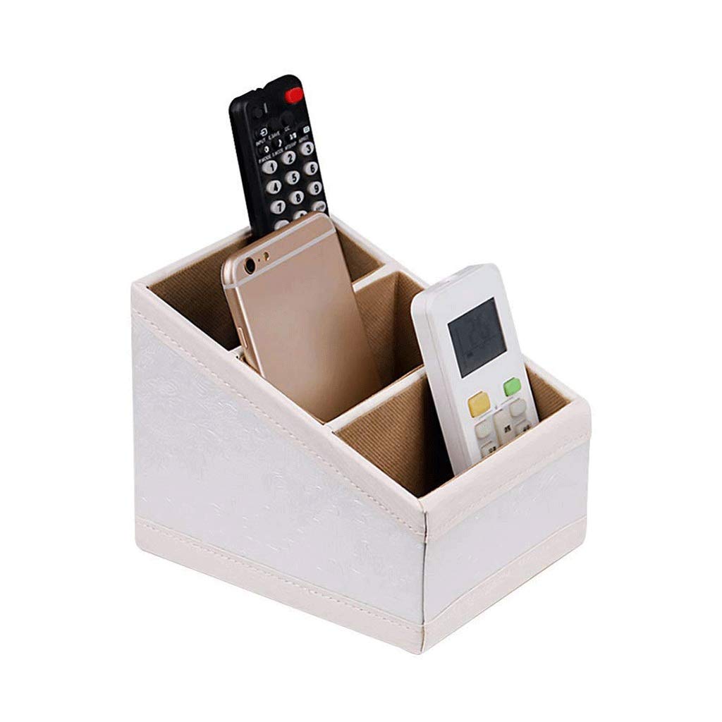 SFYSP Rotating TV Remote Control Holder & Organizer - Bedside Nightstand Storage Caddy with Rotating Base | Perfect for Living Room, Bedroom & Office Desk Accessories