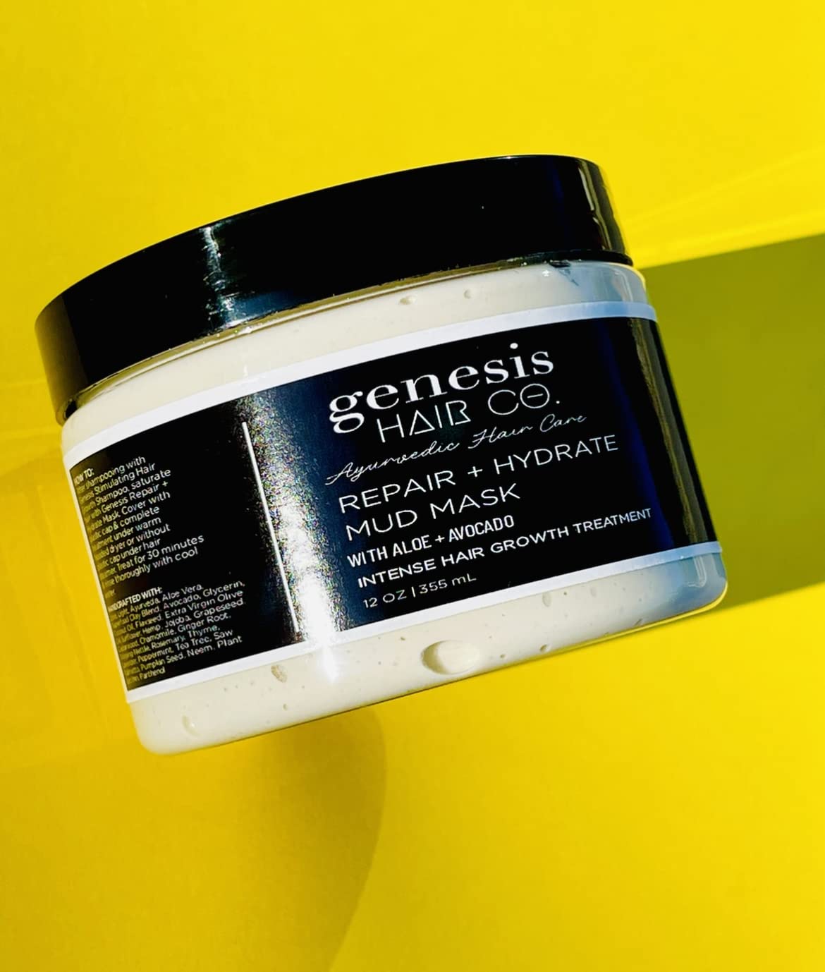 Aloe & Avocado Deep Conditioning Hair Mask for Hair Growth - Repairing Treatment for Dry, Damaged & Color-Treated Hair - Nourishes Curly, Straight, Thin & Fine Hair - Perfect for Weekly Hair Care & Salon-Quality Treatment at Home