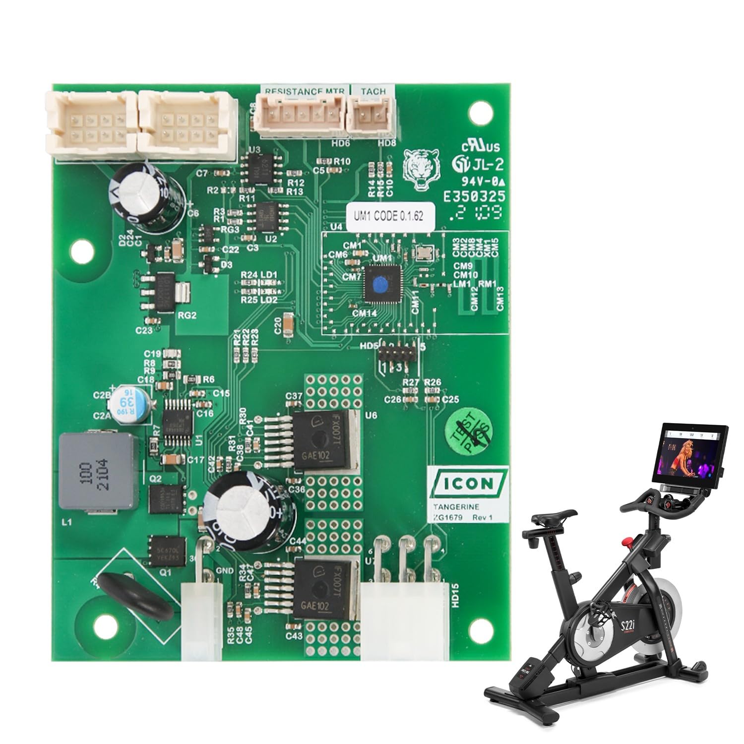430157 Motor Control Board Controller Compatible with NordicTrack S22I & S15I Stationary Bikes - Replacement Part for Indoor Cycling Exercise Equipment