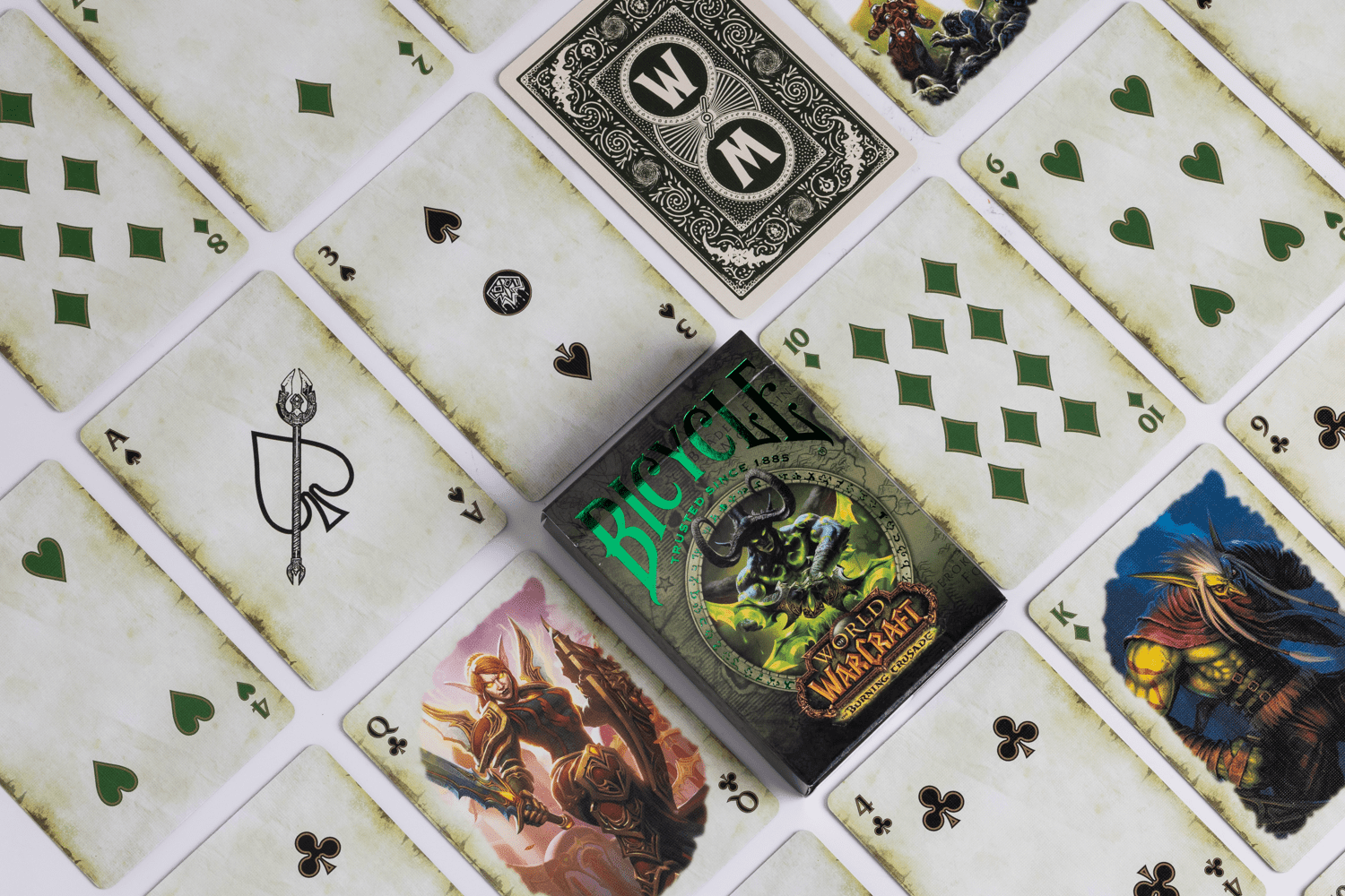 World of Warcraft Burning Crusade Themed Bicycle Playing Cards - Collectible Card Game Accessories for Fans & Gamers