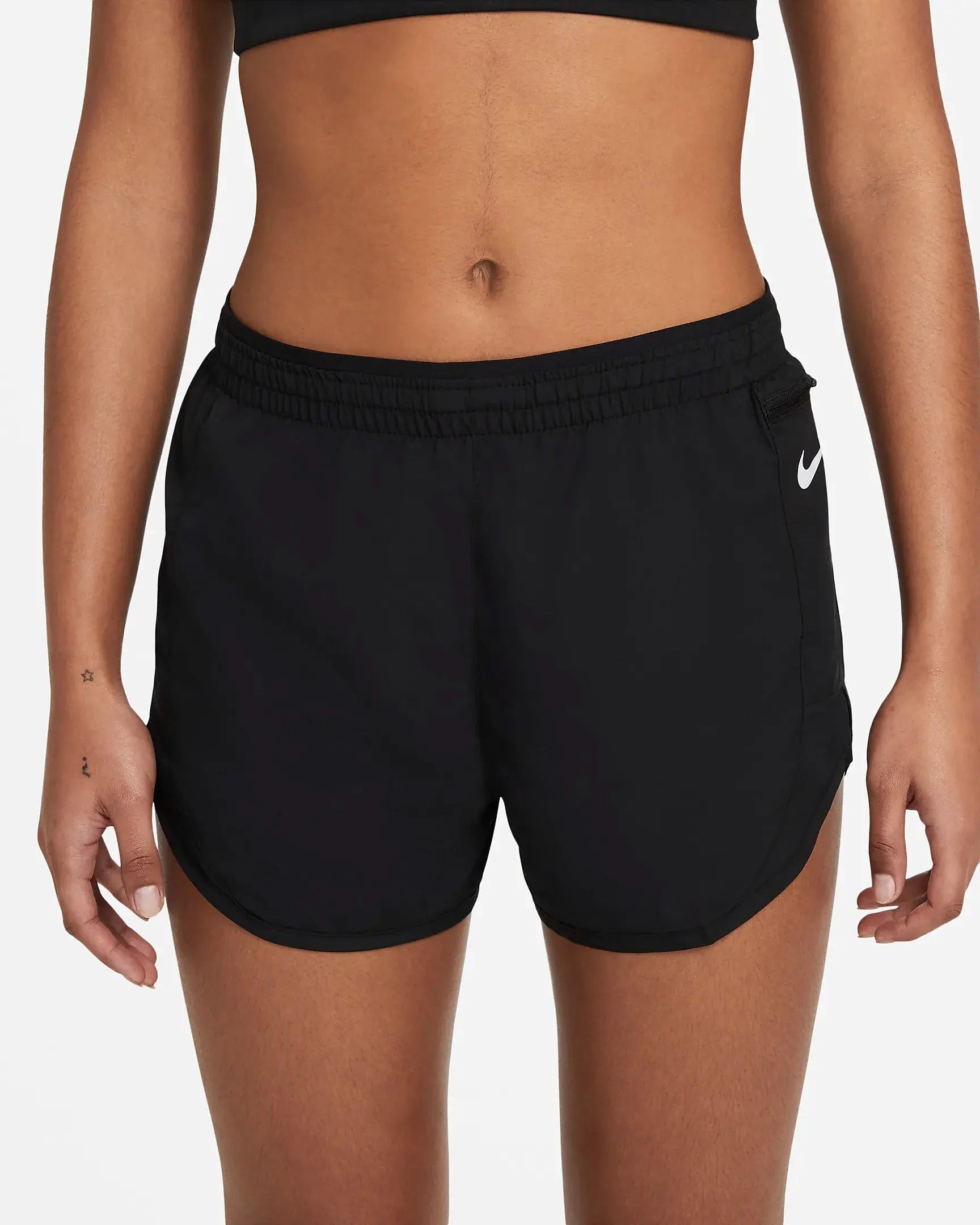 Women's Nike Tempo Luxe 3-Inch Running Shorts - Black | High Waist Athletic Shorts for Running, Yoga & Gym Workouts