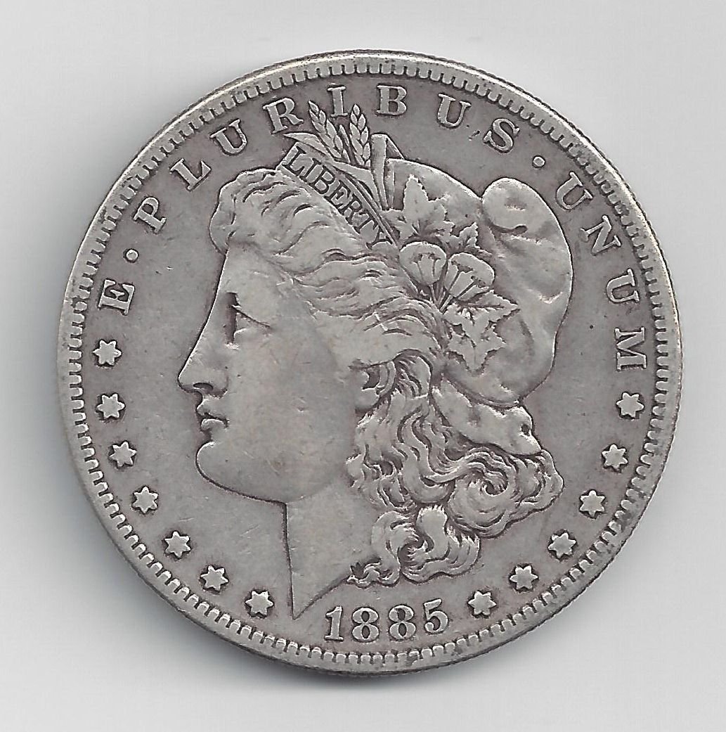 1885-S Morgan Silver Dollar Coin - Rare US Collectible Coin for Sale | Perfect for Coin Collectors, Investors & History Enthusiasts