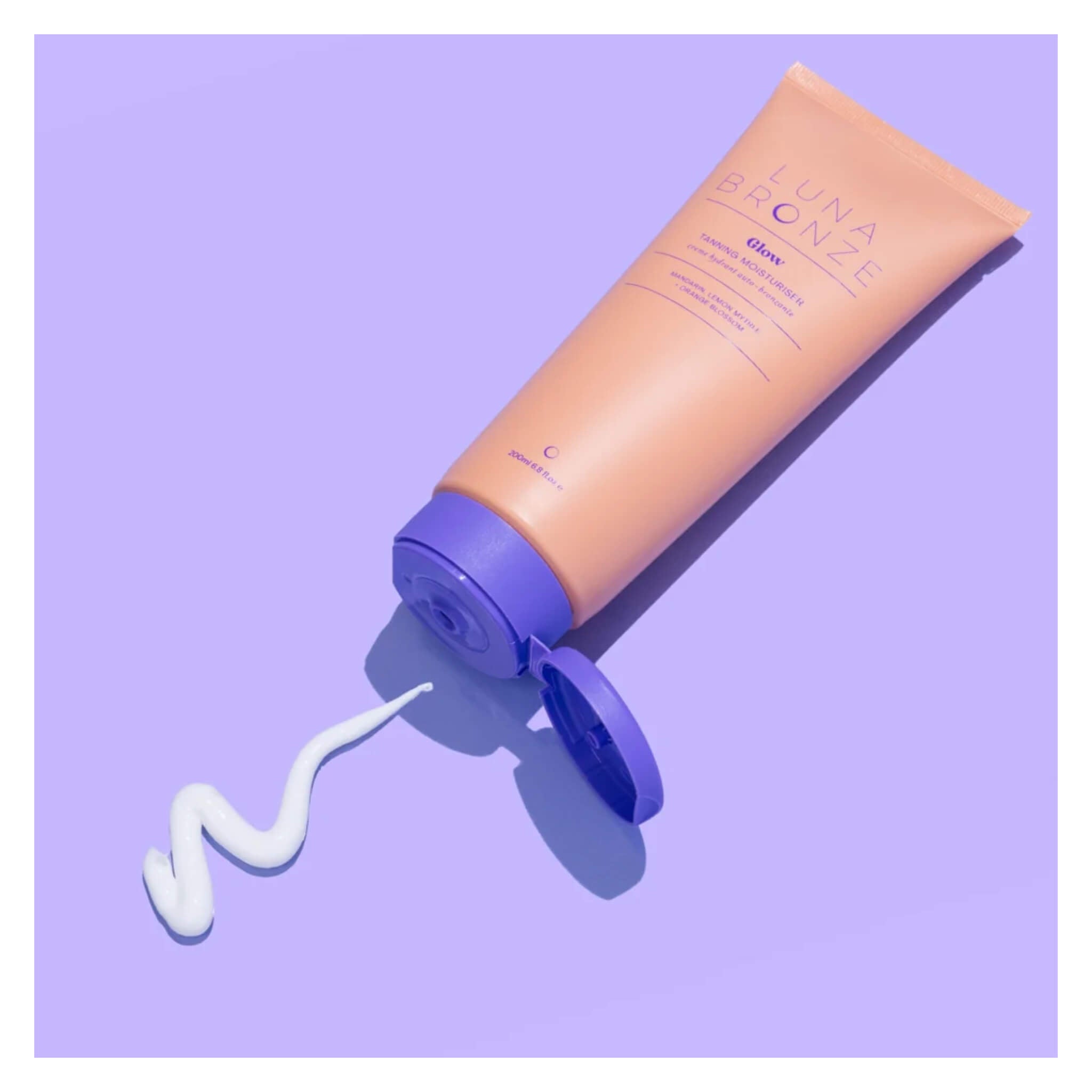 Glow Gradual Tanning Moisturizer - Natural Sun-Kissed Look for Face & Body | Hydrating Self-Tanner for Daily Use at Home, Gym, or Beach