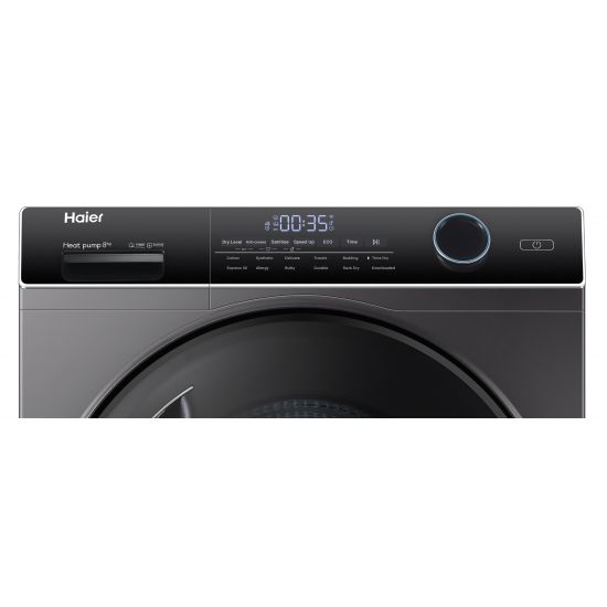 Haier 8kg Heat Pump Dryer HDHP80ANB1 - Energy Efficient & Quiet Laundry Appliance for Home Use | Perfect for Small Families & Apartments