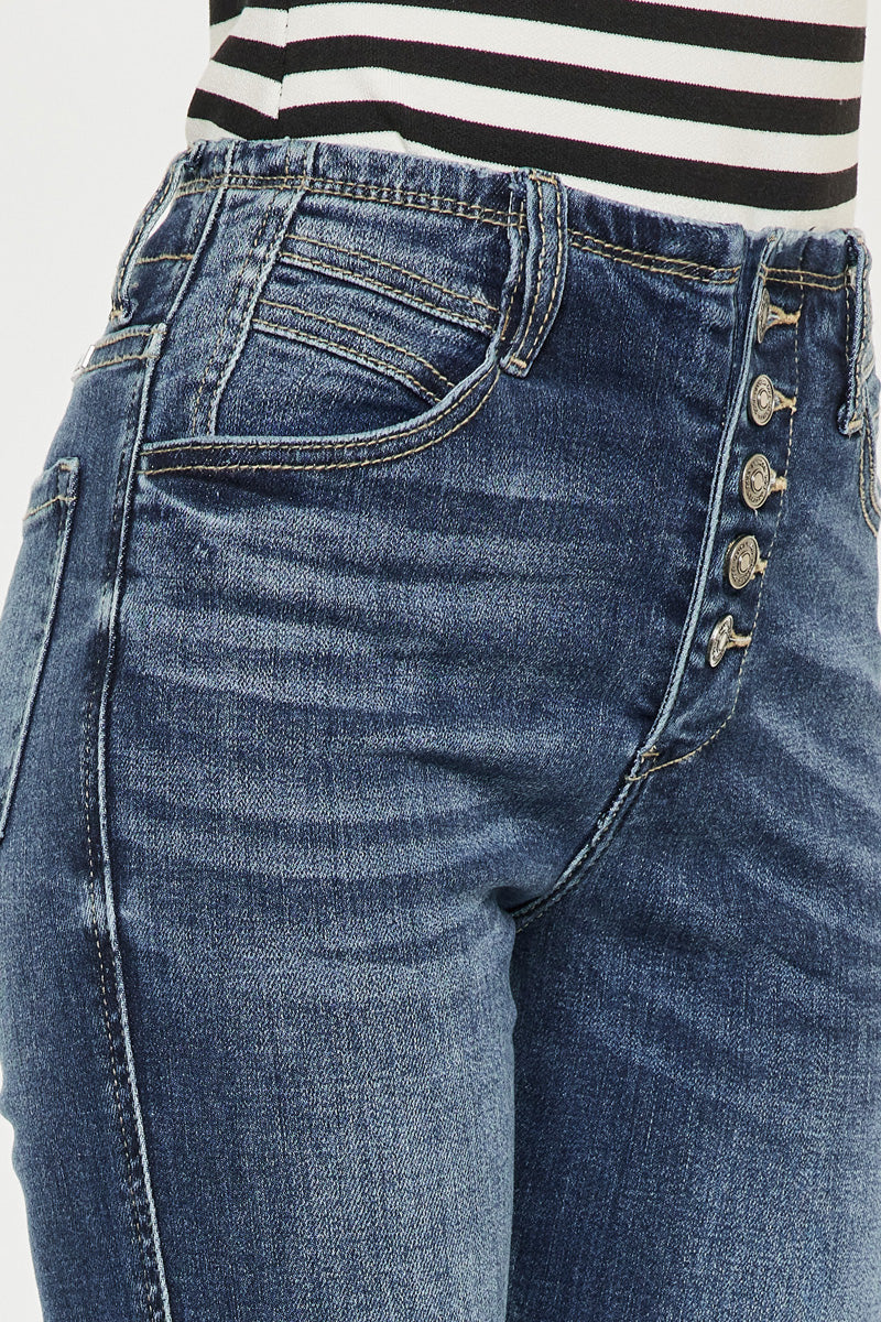 Nayla High Rise Ankle Skinny Jeans for Women - Slim Fit Stretch Denim Pants | Perfect for Casual Wear, Office Outfits & Night Out
