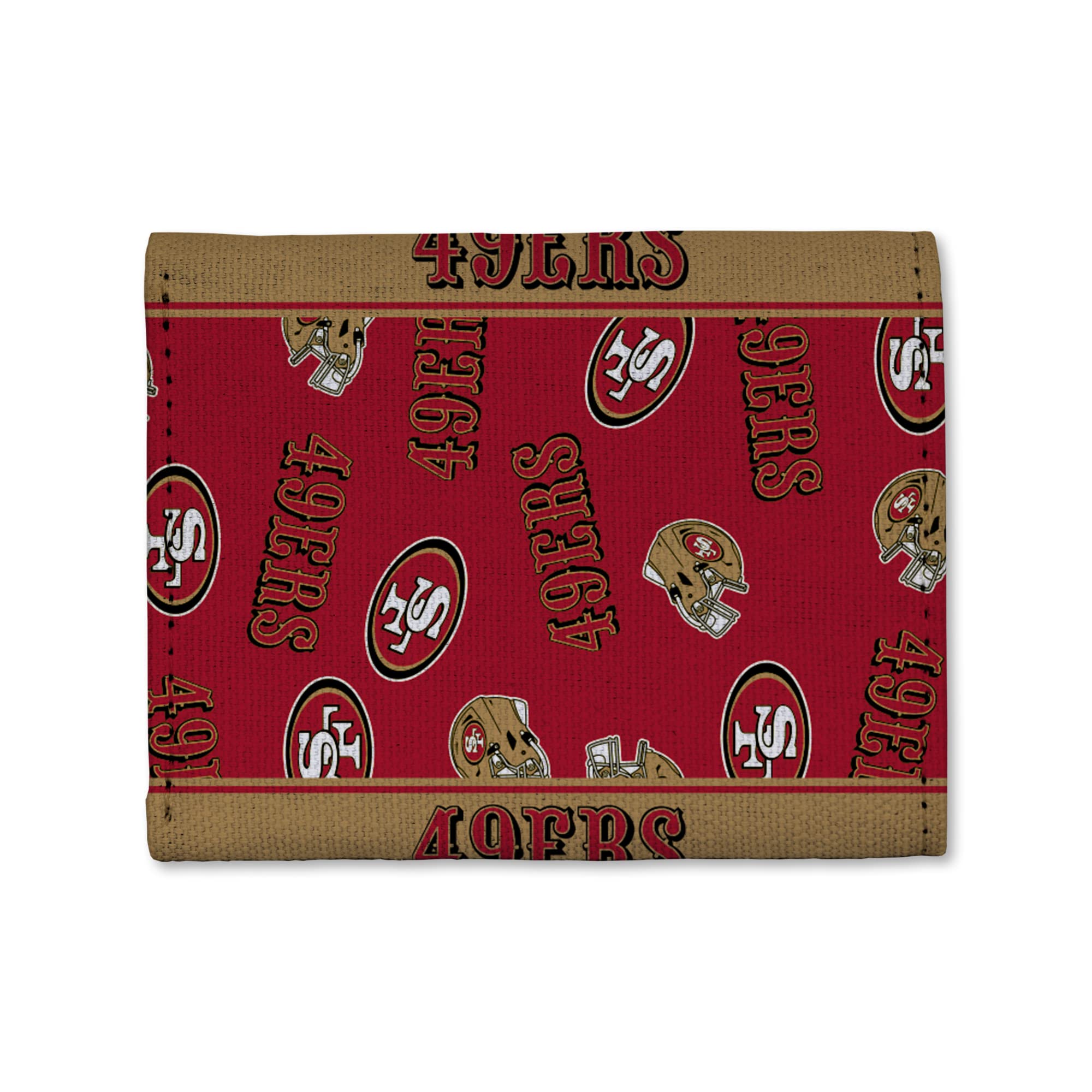 NFL Canvas Trifold Wallet by Rico Industries - Durable Leather Football Wallet for Men - Perfect for Game Day, Tailgating & NFL Fan Gifts