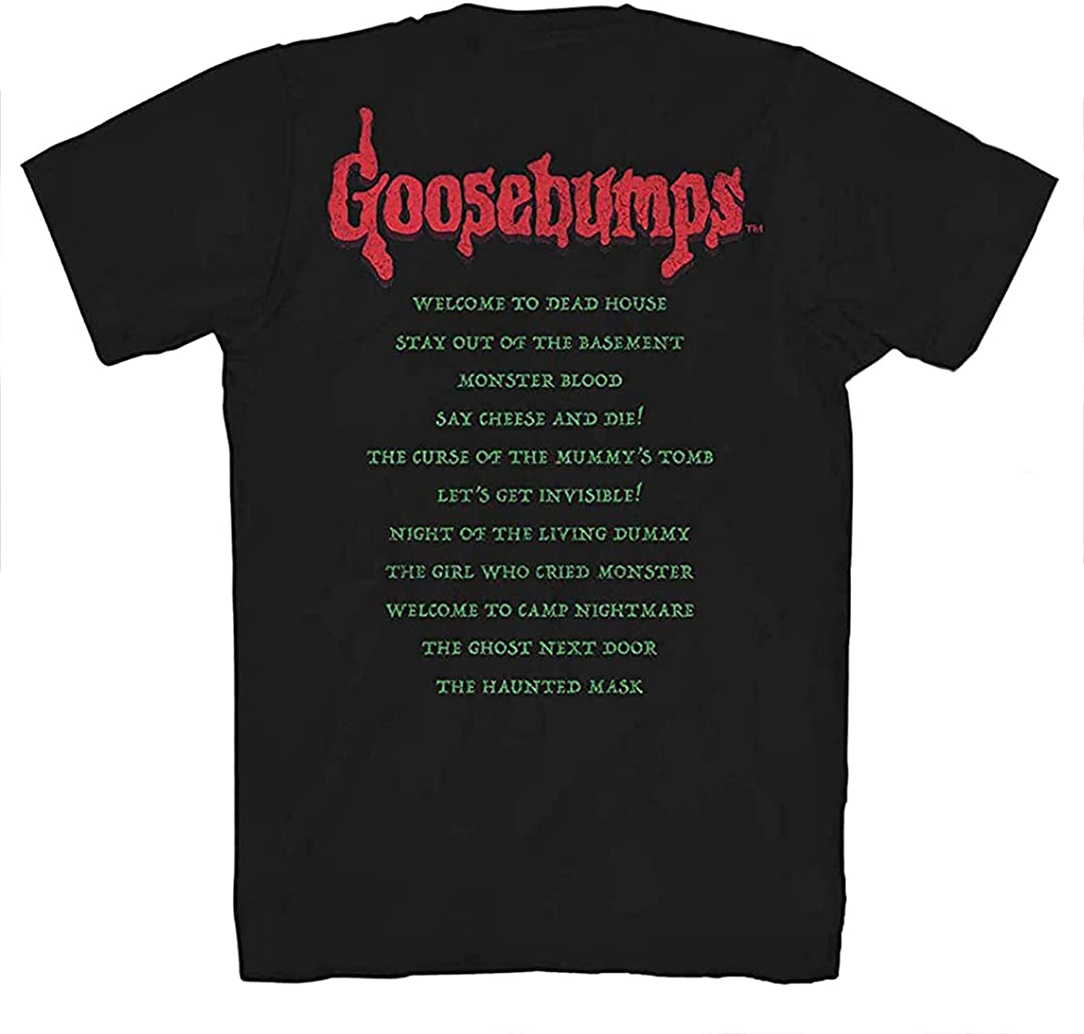 Men's Horror Mask Graphic Print T-Shirt - Front & Back Design - Perfect for Halloween, Cosplay, and Horror Movie Nights