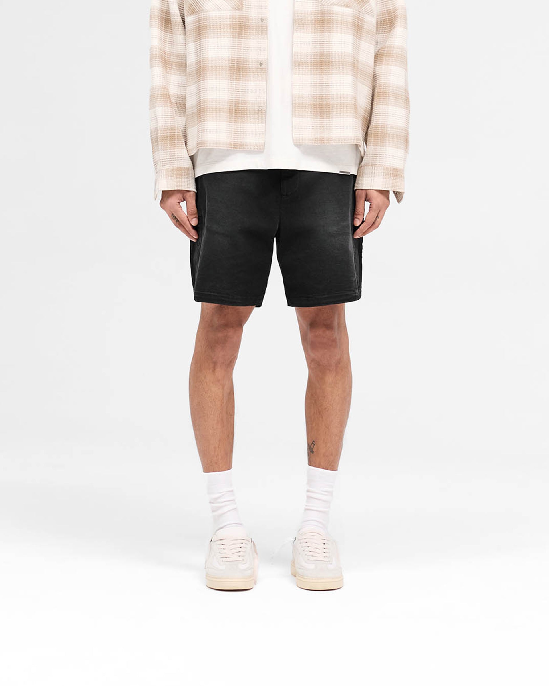 Men's Cargo Shorts - Jet Black - Casual Summer Shorts with Multiple Pockets for Outdoor Activities, Hiking, and Travel