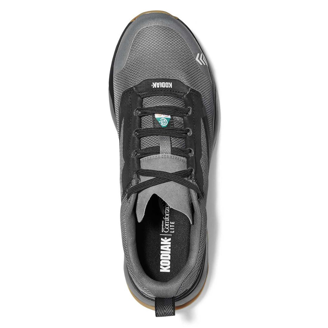 Kodiak Quicktrail Men's Composite Toe Work Safety Athletic Shoes - Lightweight & Slip-Resistant for Construction, Hiking & Outdoor Work (Grey, KD0A4TGYGYX)