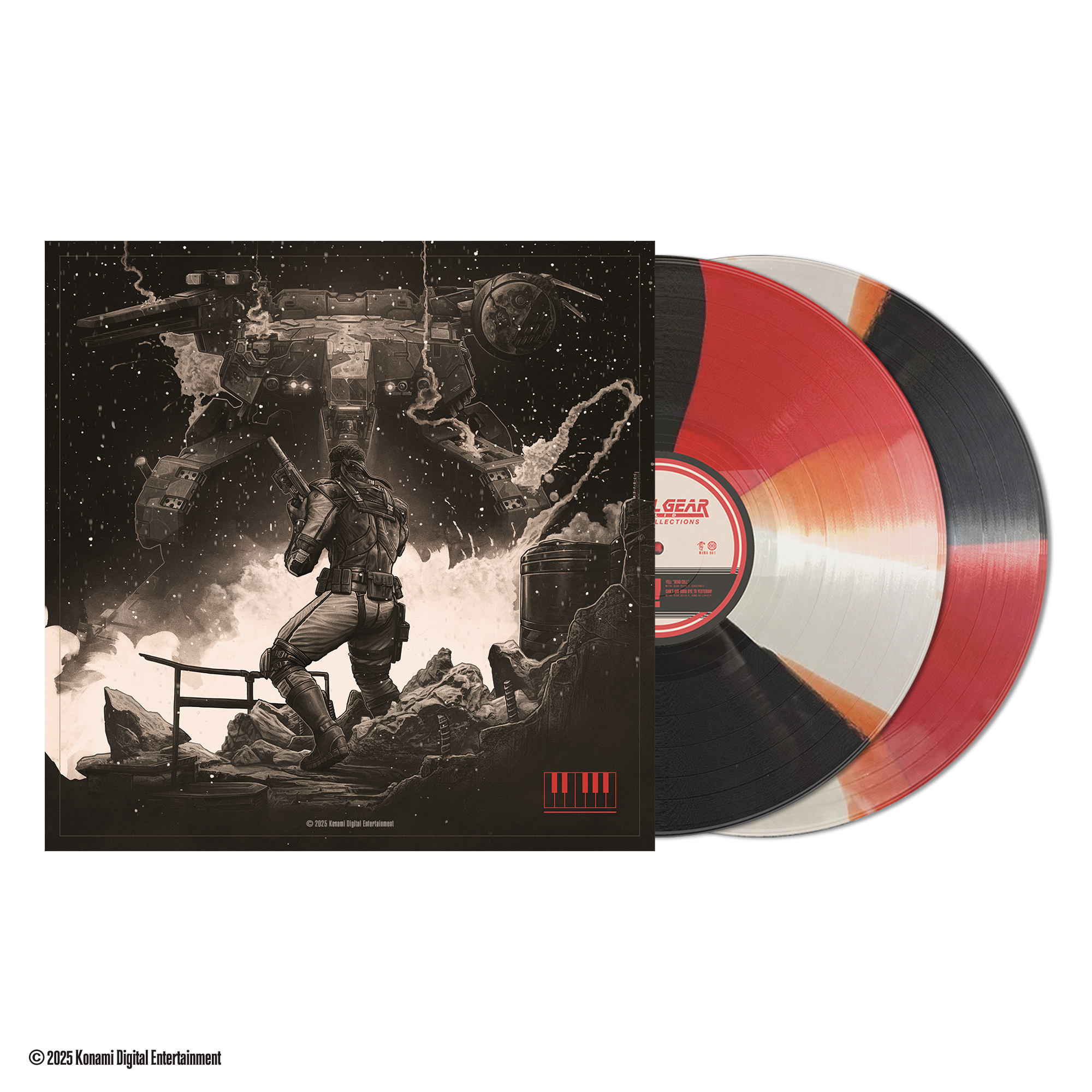 Metal Gear Solid Piano Collection 2XLP Vinyl Record - Video Game Soundtrack for Fans & Collectors - Perfect for Gaming Sessions, Relaxation & Music Enthusiasts