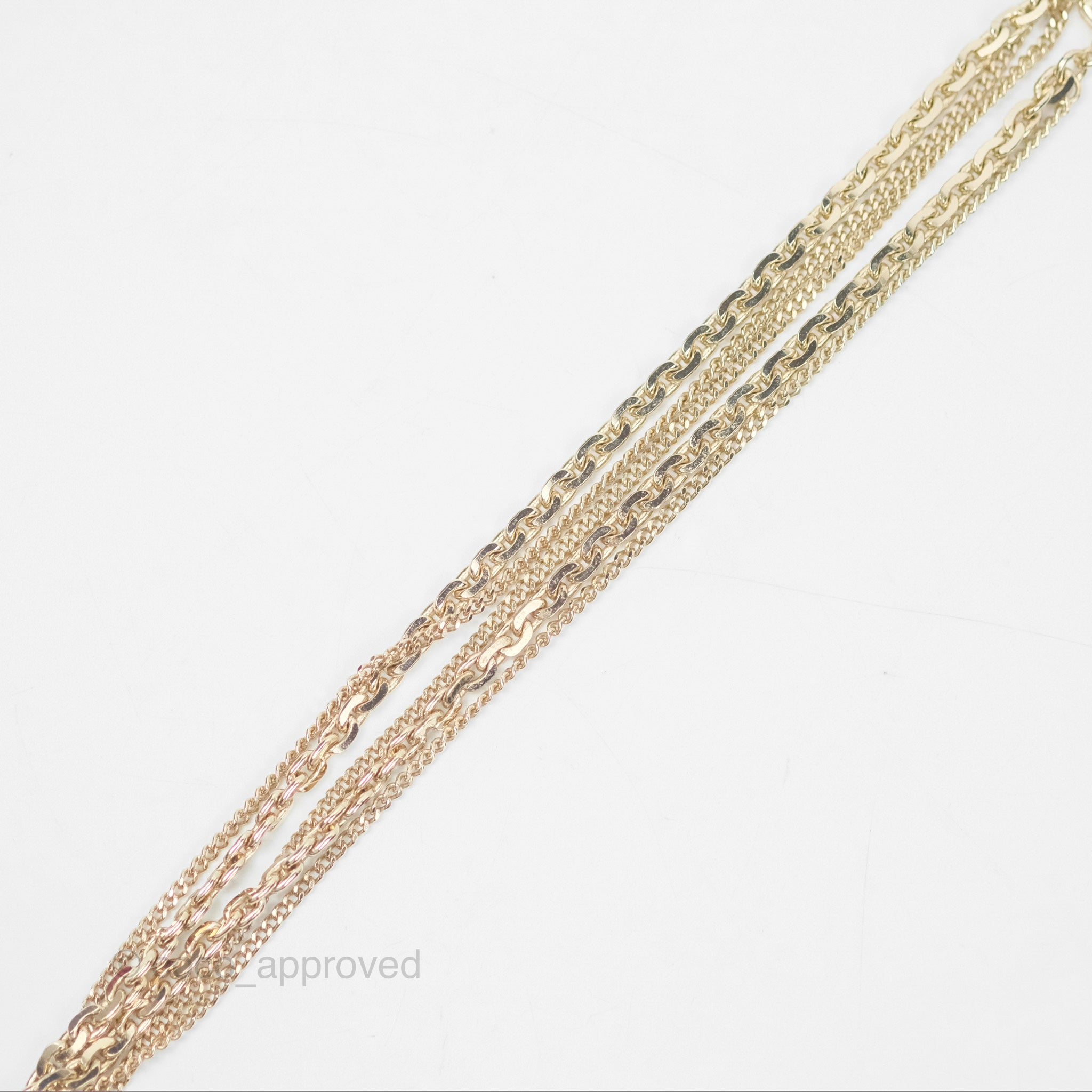 Chanel CC Crystal Necklace Gold Tone 21P - Elegant Fashion Jewelry for Women | Perfect for Parties, Weddings & Special Occasions