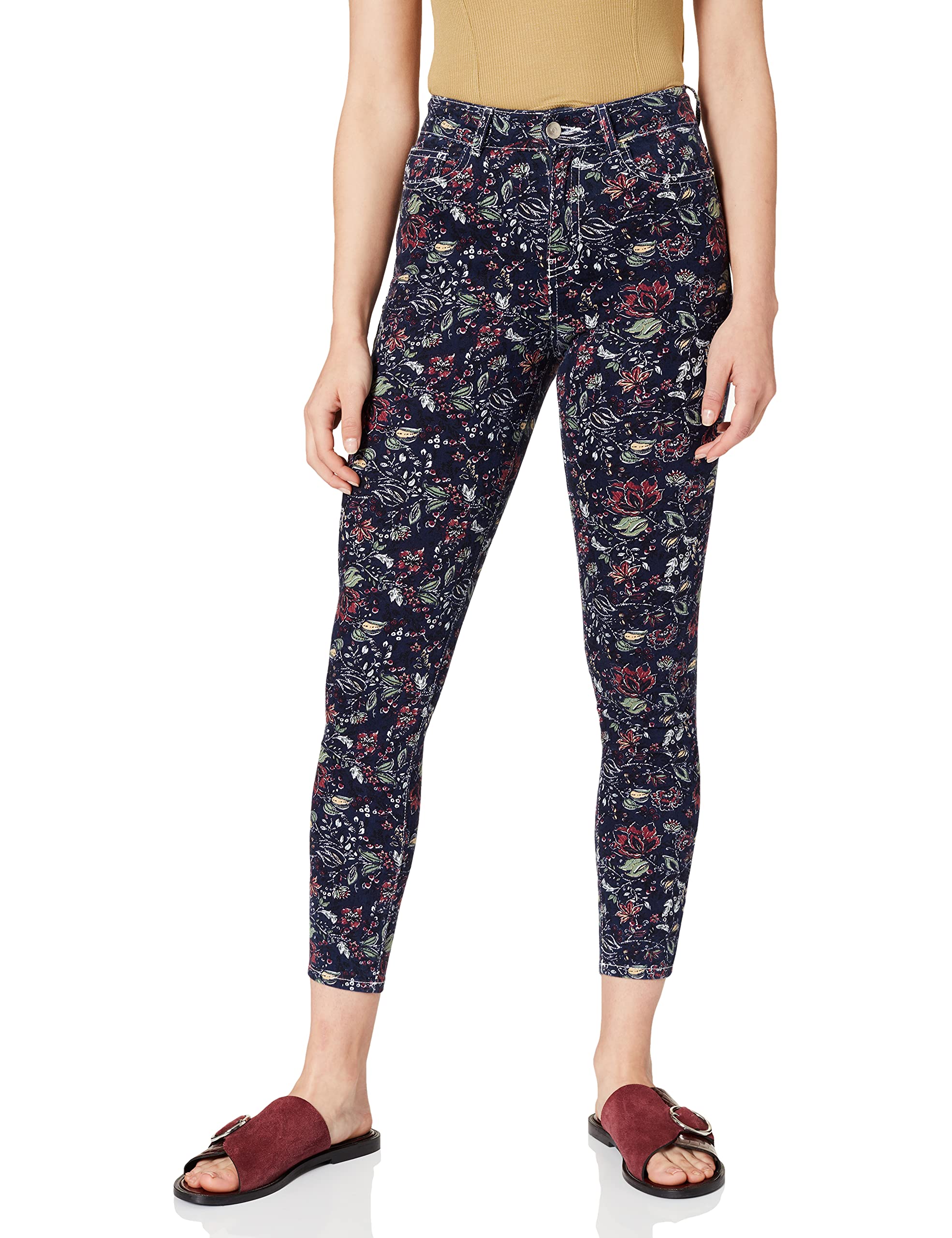 Desigual Women's Fashion Ankle Pants - Stylish Stretch Casual Pants for Women | Perfect for Work, Travel & Everyday Wear