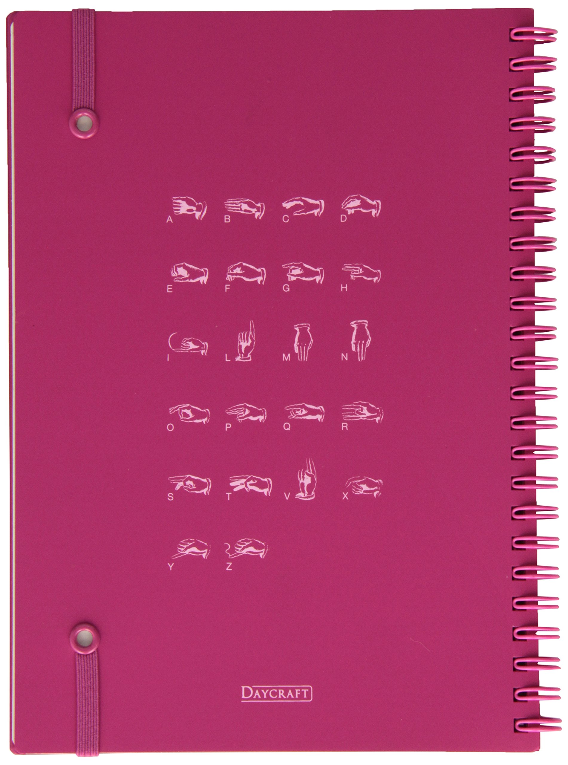 Daycraft Decoder Sketchbook - Premium Pink Hardcover Notebook for Artists & Students | Perfect for Drawing, Journaling & Creative Writing